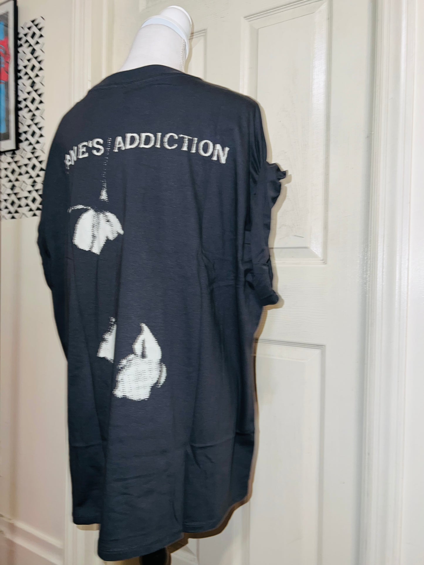 Jane’s Addiction Double Sided Oversized Distressed Tee