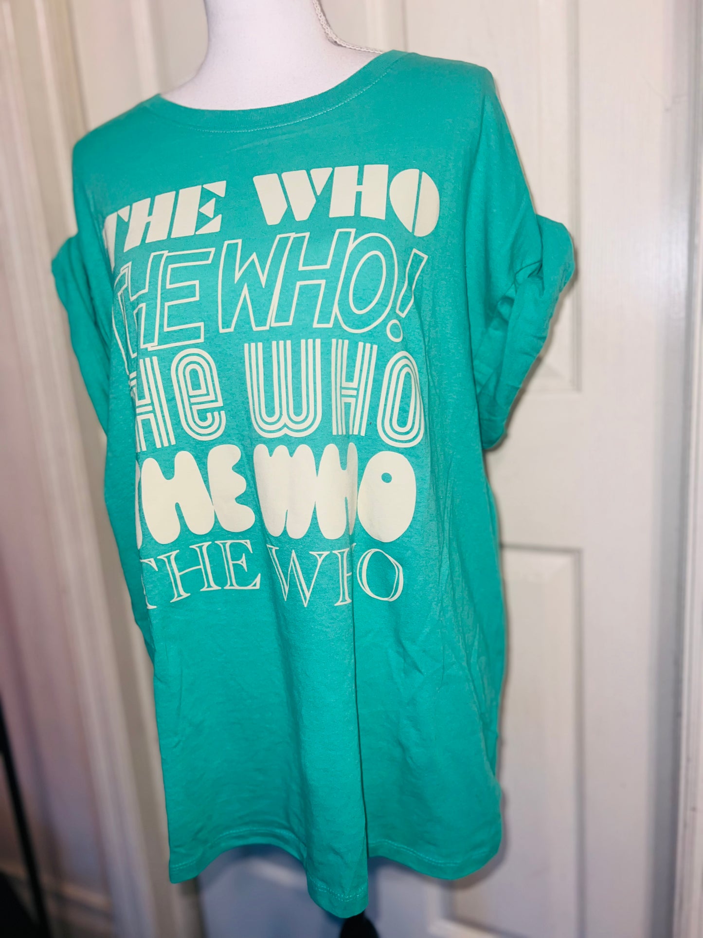 The Who Oversized Distressed Tee