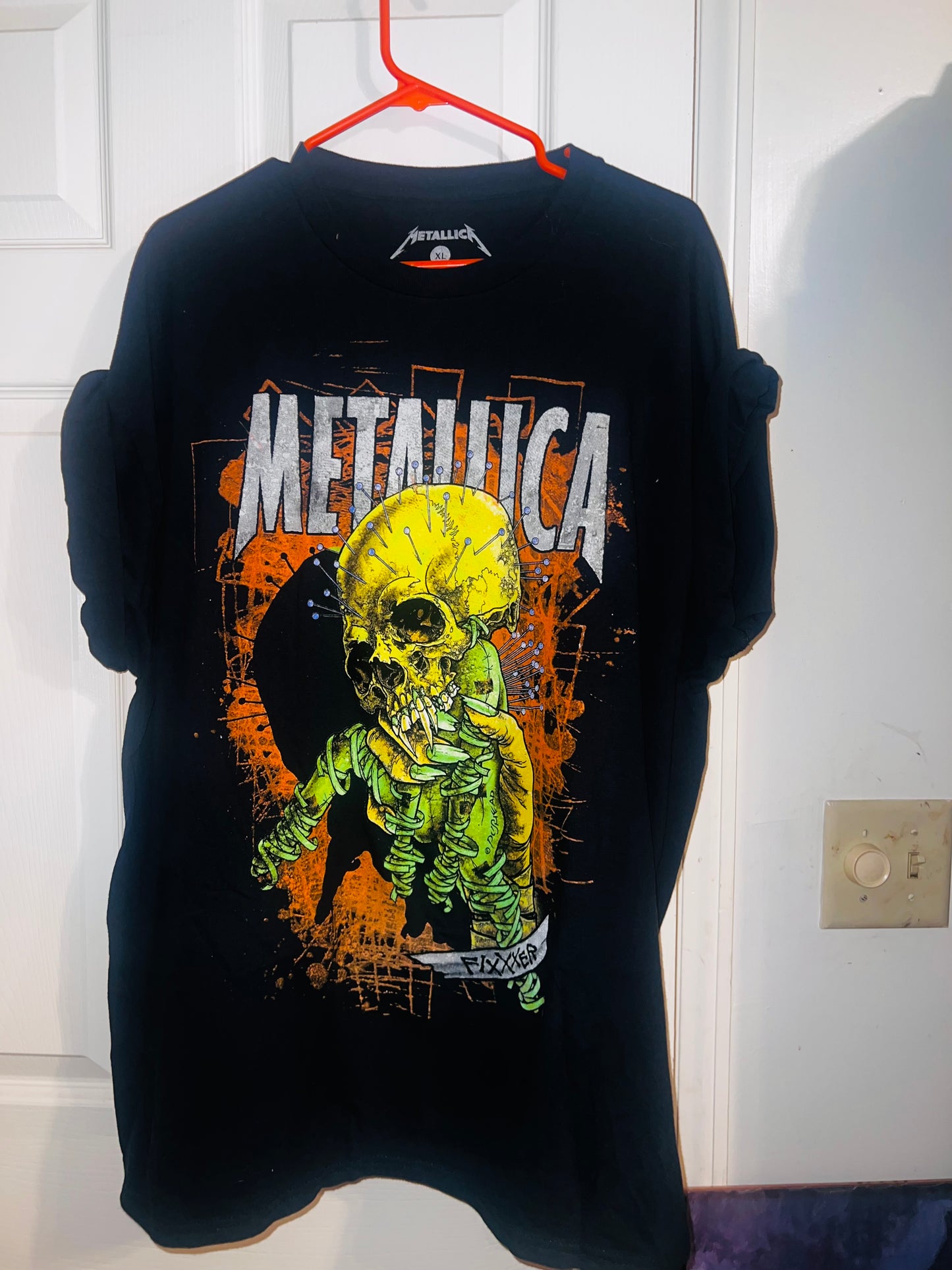 Metallica Fixxer Oversized Distressed Tee