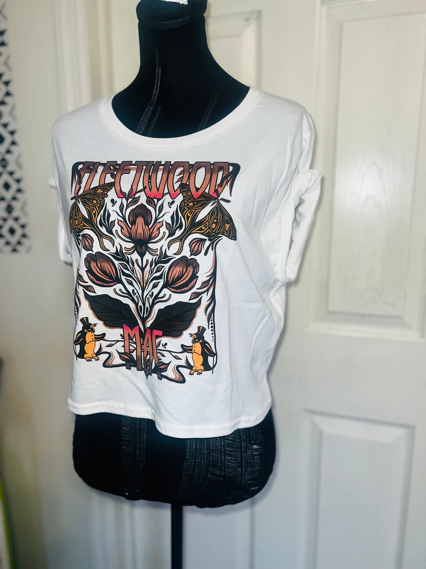 Fleetwood Mac Distressed Baby Tee