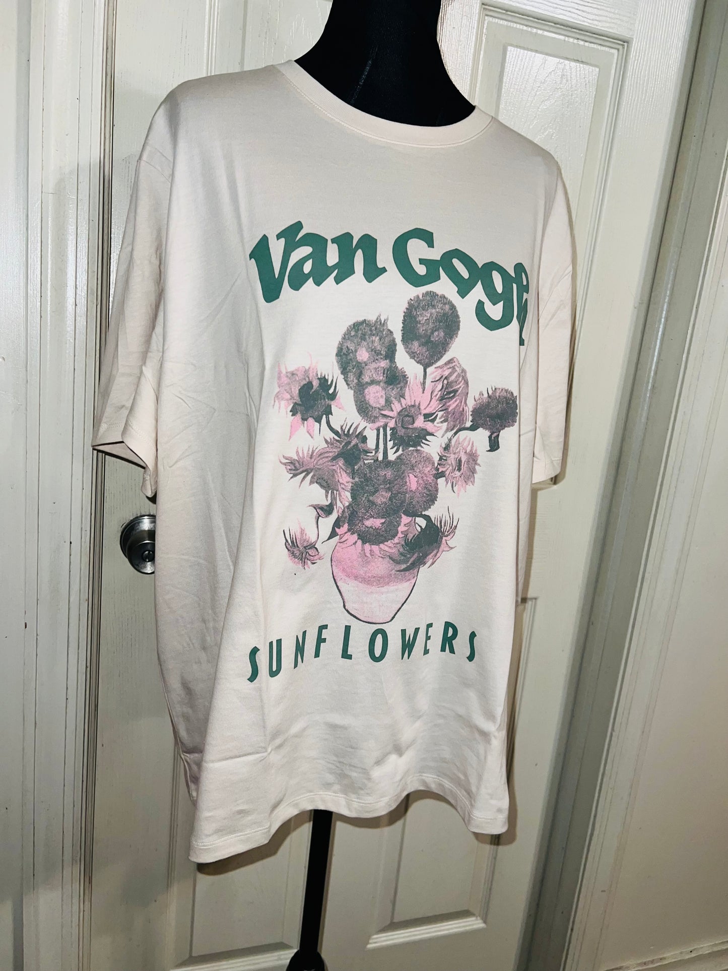 Vincent Van Gogh Oversized Distressed Tee