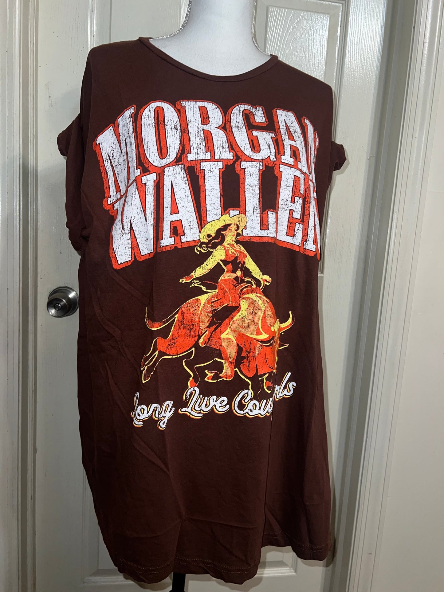 Morgan Wallen Oversized Distressed Tee