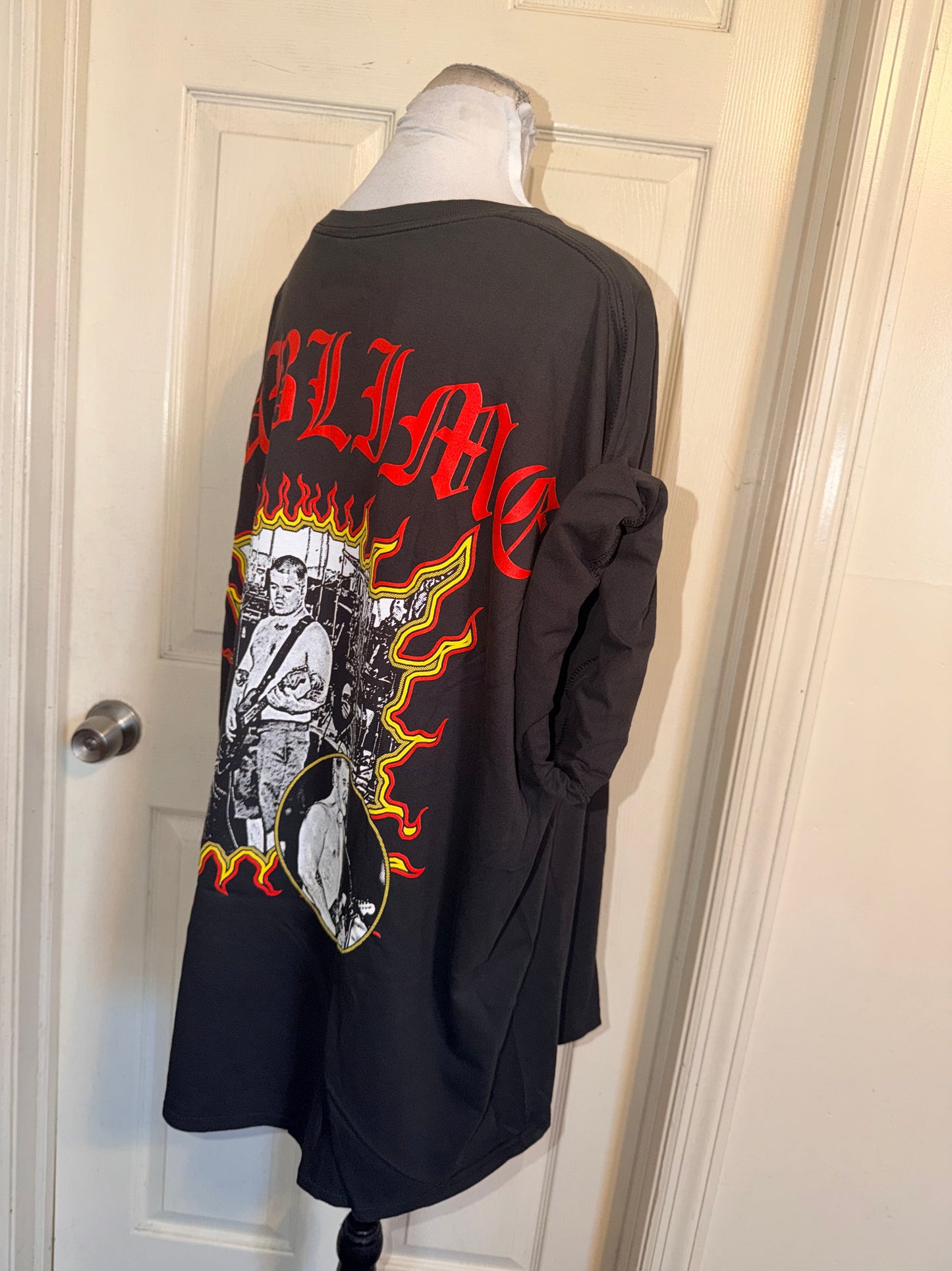 Sublime Double Sided Oversized Distressed Tee