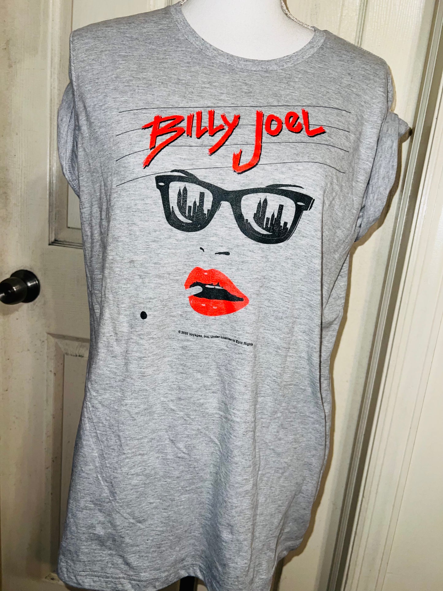 Billy Joel Oversized Distressed Tee