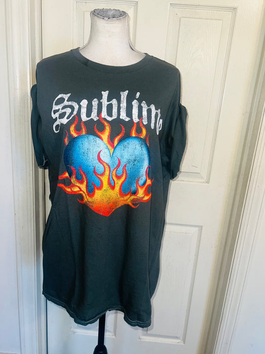 Sublime Oversized Distressed Tee