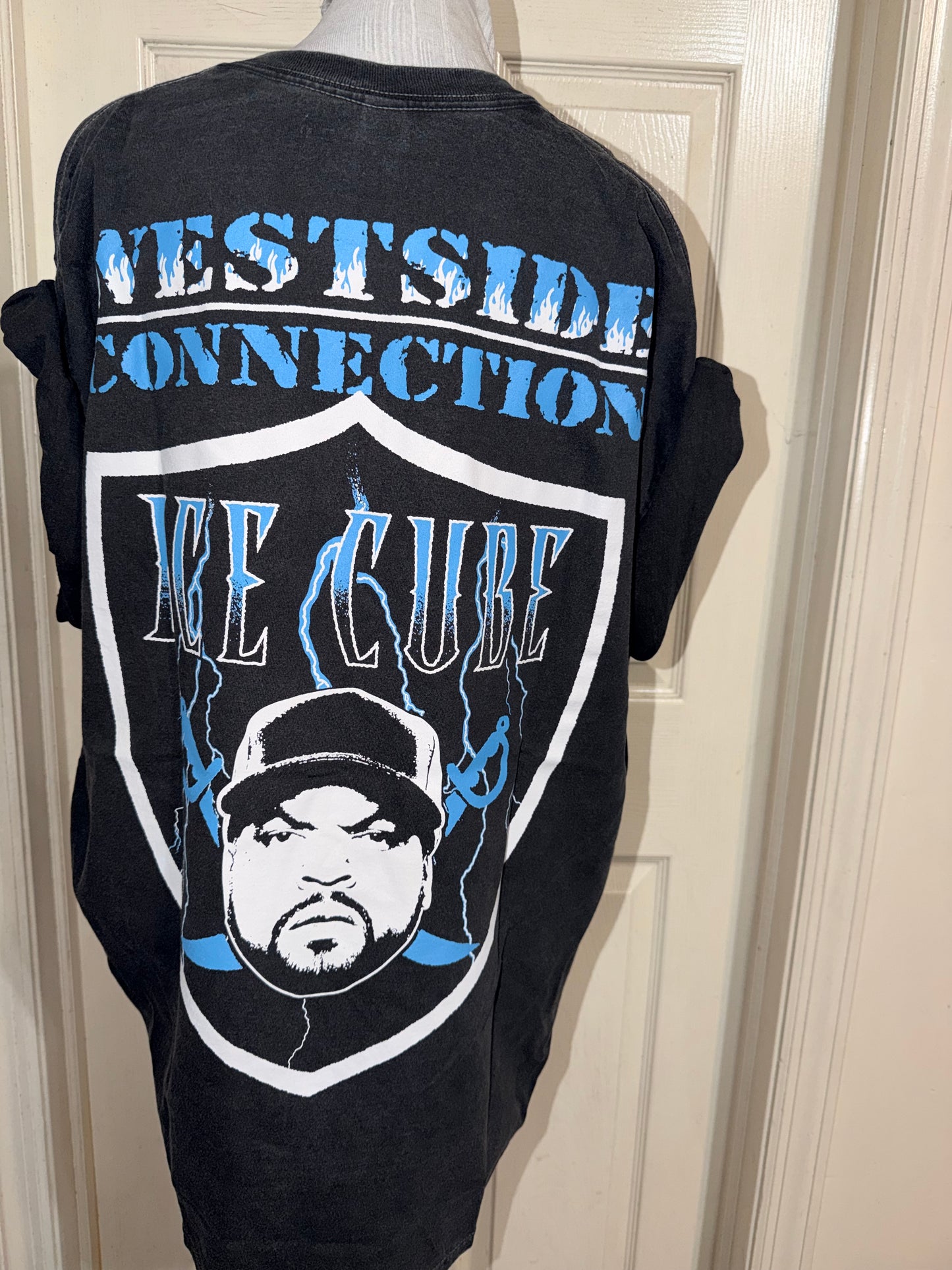 Ice Cube Double Sided Oversized Distressed Tee
