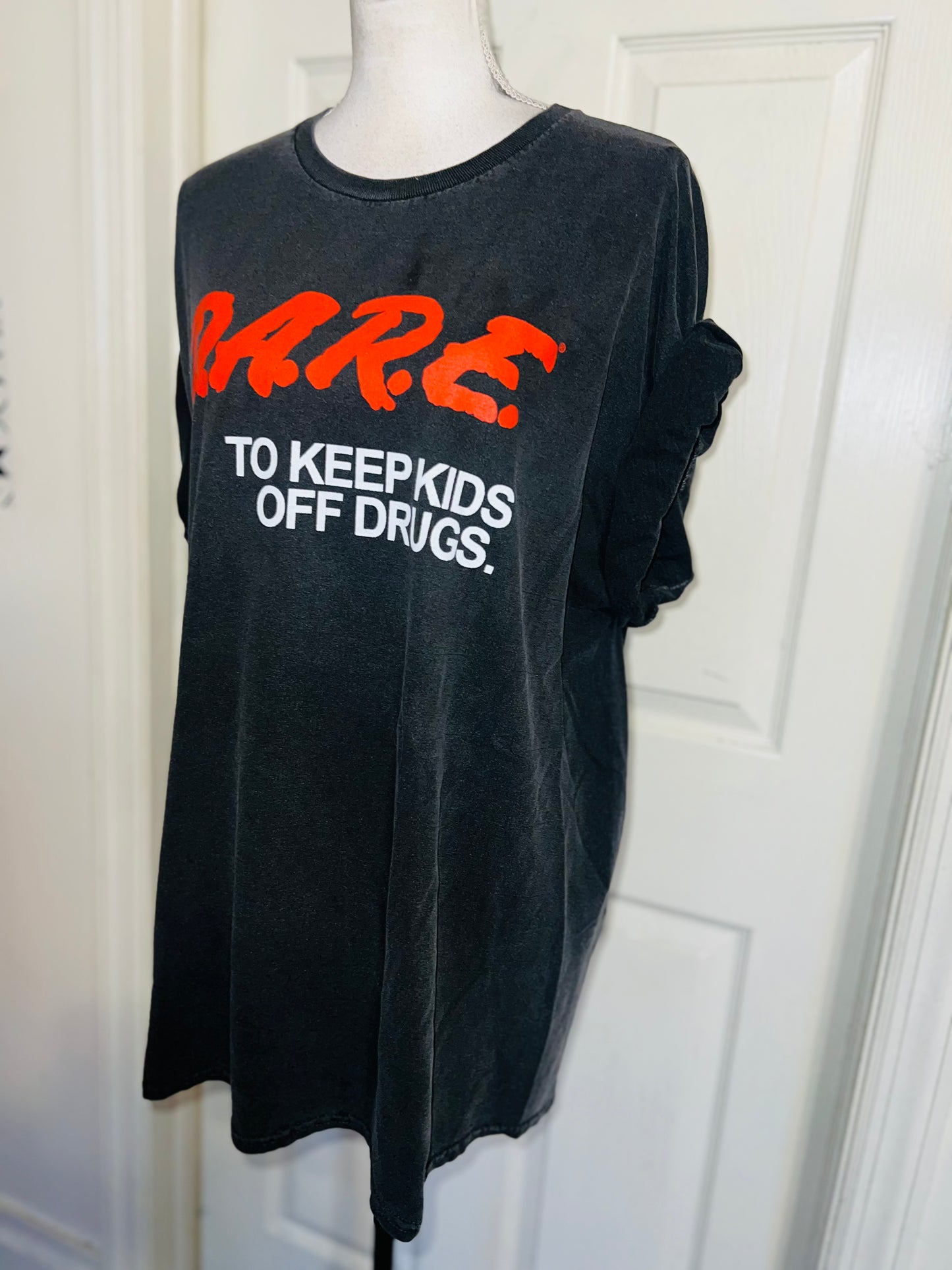 D.A.R.E. Oversized Distressed Tee