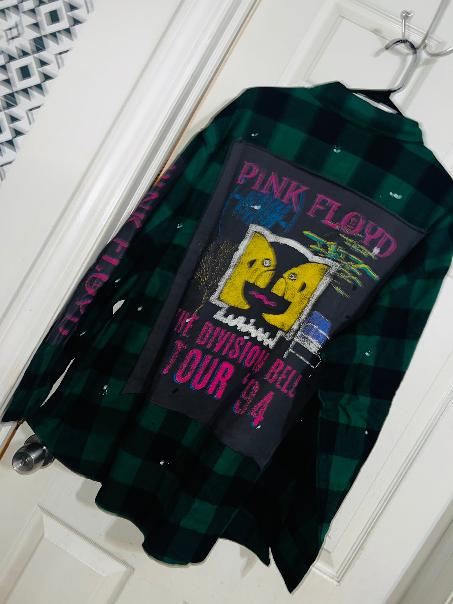 Pink Floyd Flannel 94 Tour with Back Patches/Patches