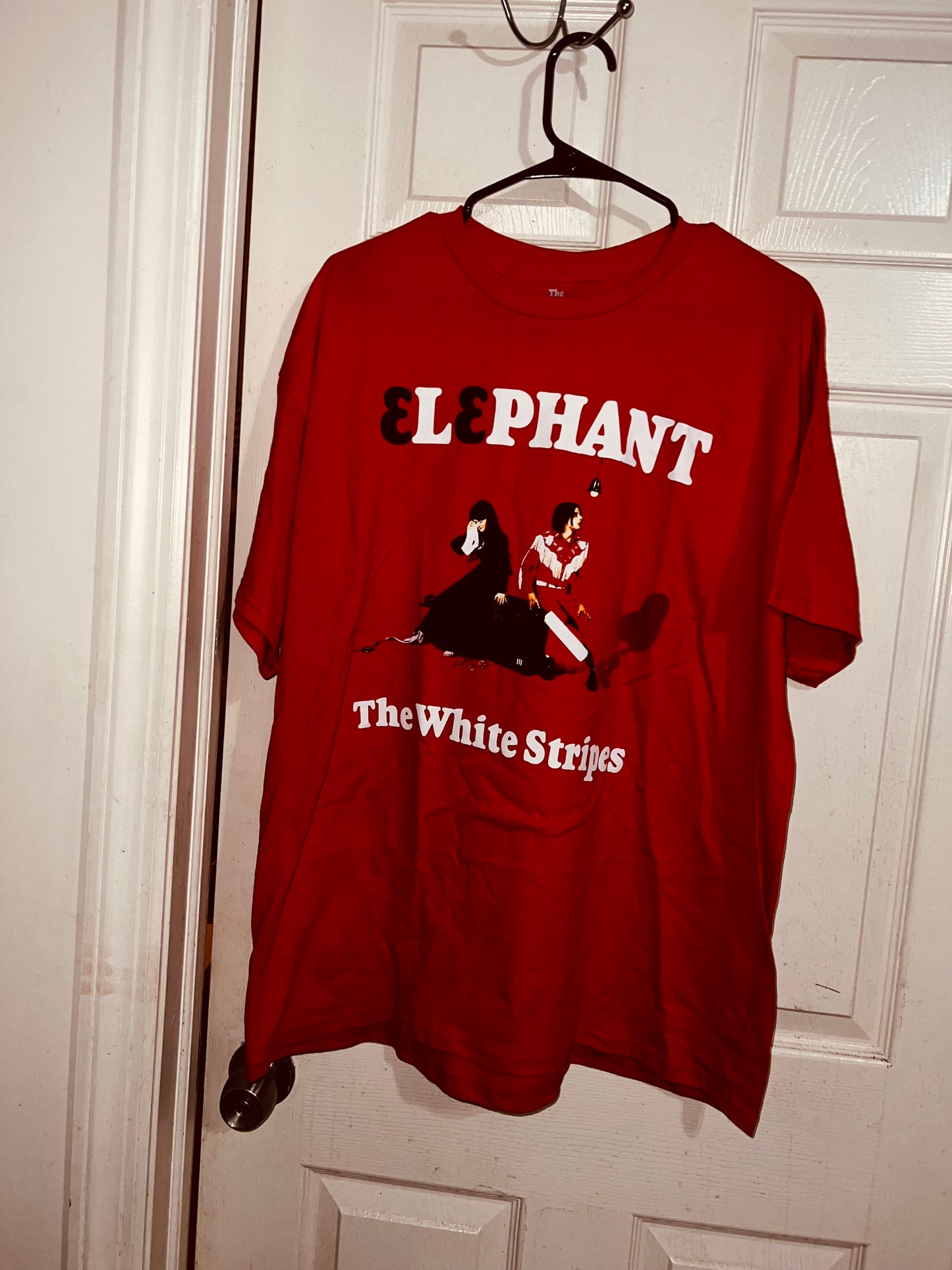 The White Stripes Oversized Distressed Tee
