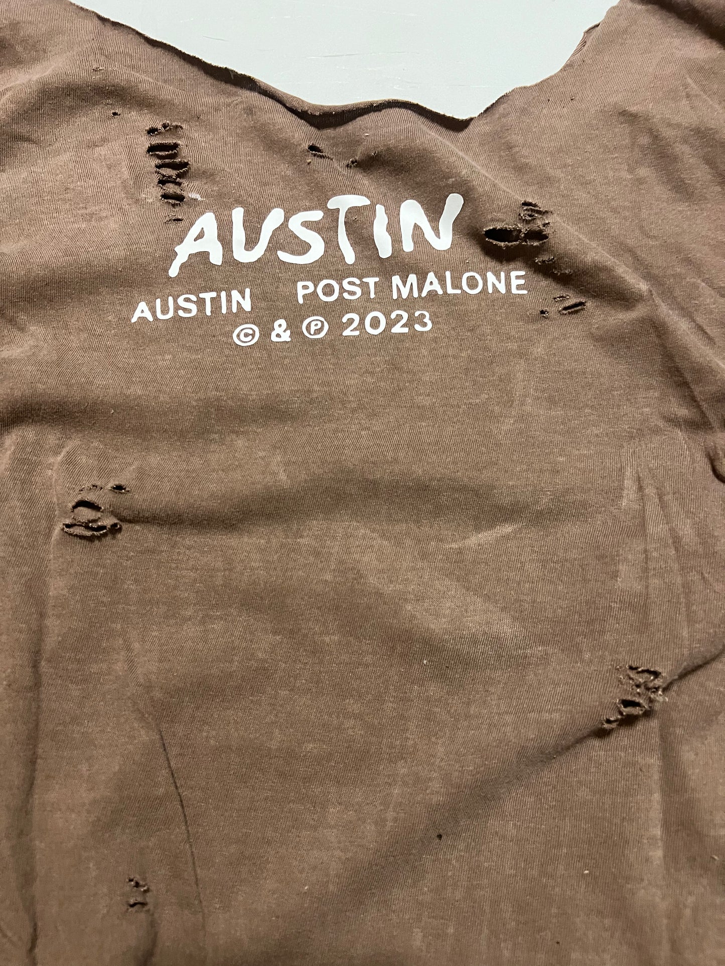 Post Malone Double Sided Oversized Tee