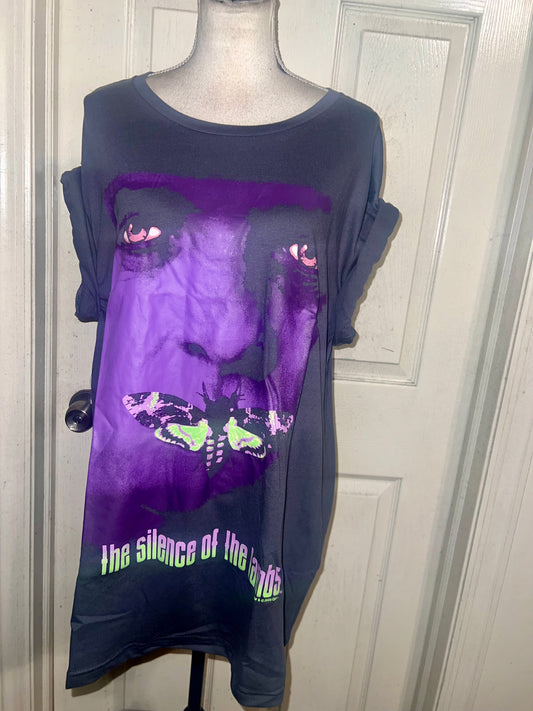 The Silence of the Lambs Oversized Distressed Tee