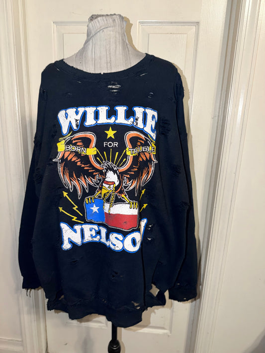 Willie Nelson Oversized Sweatshirt