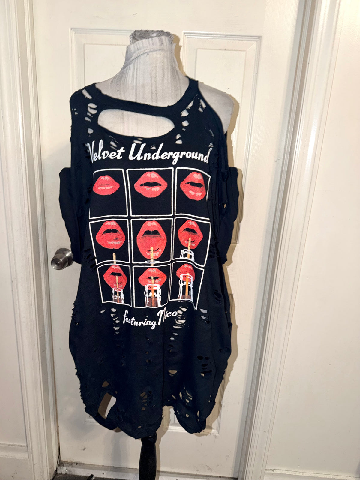 The Velvet Underground and Nico Oversized Distressed Tee
