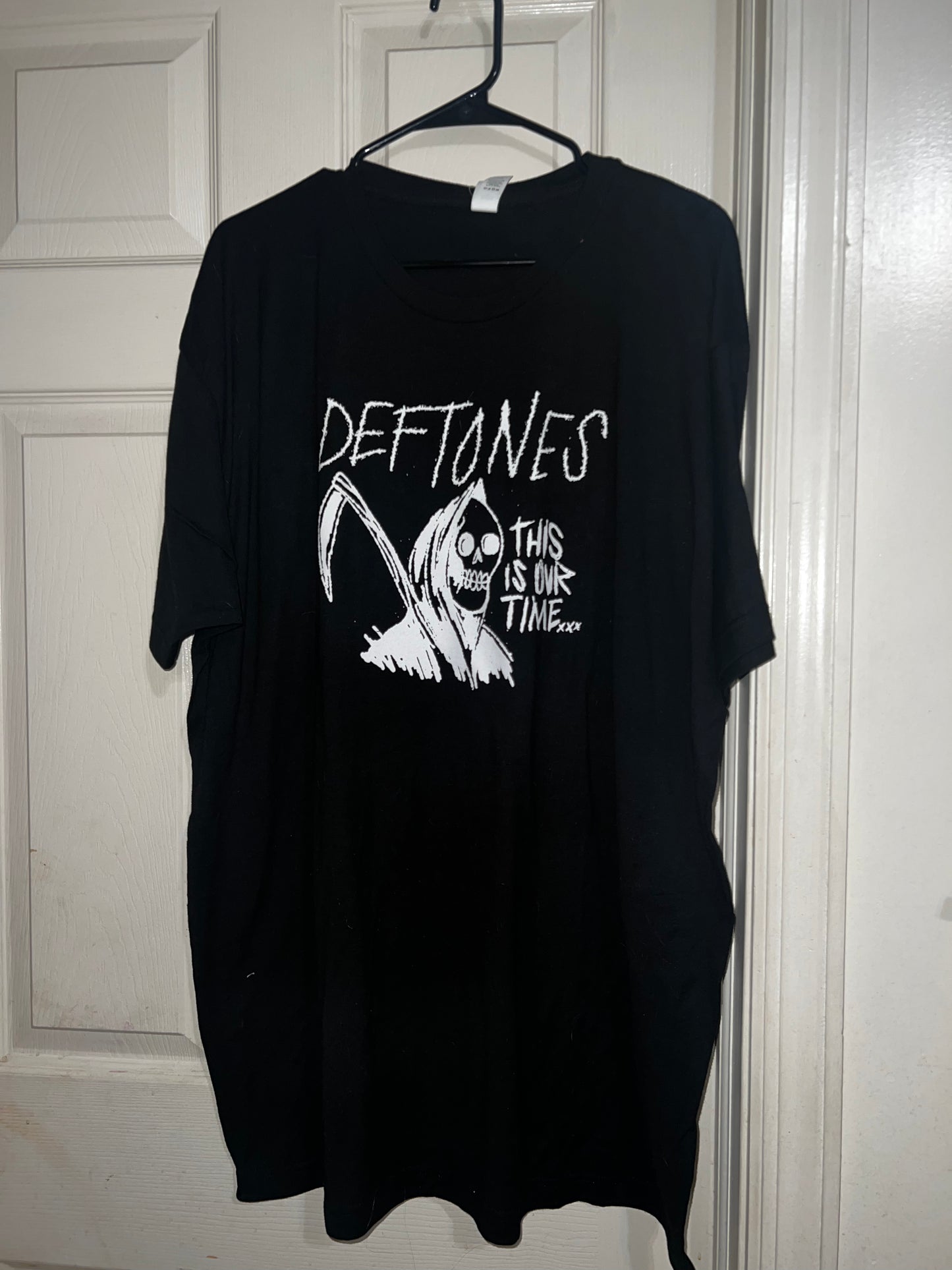 Deftones Oversized Distressed Tee