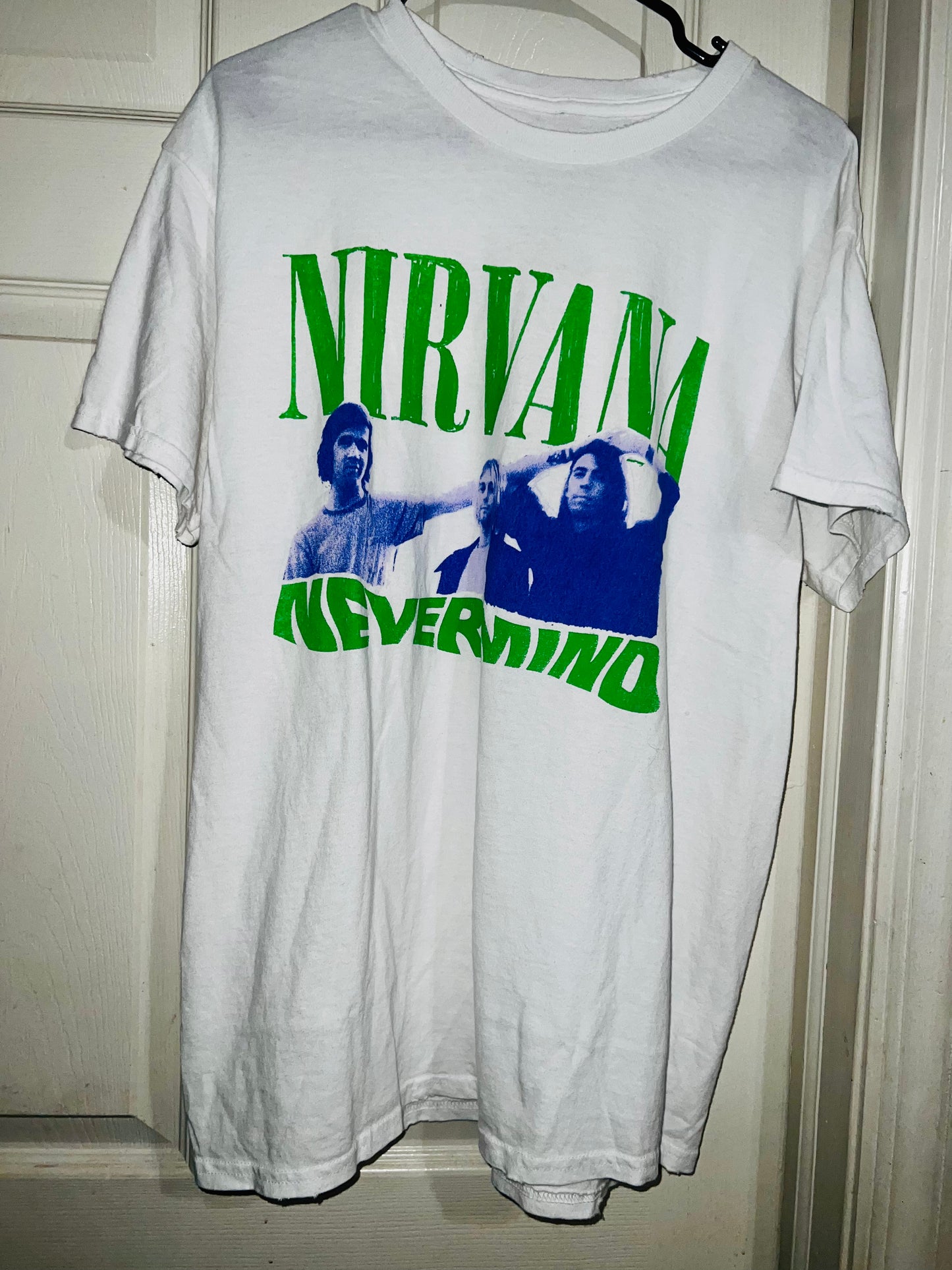 Nirvana “Nevermind” Oversized Distressed Tee