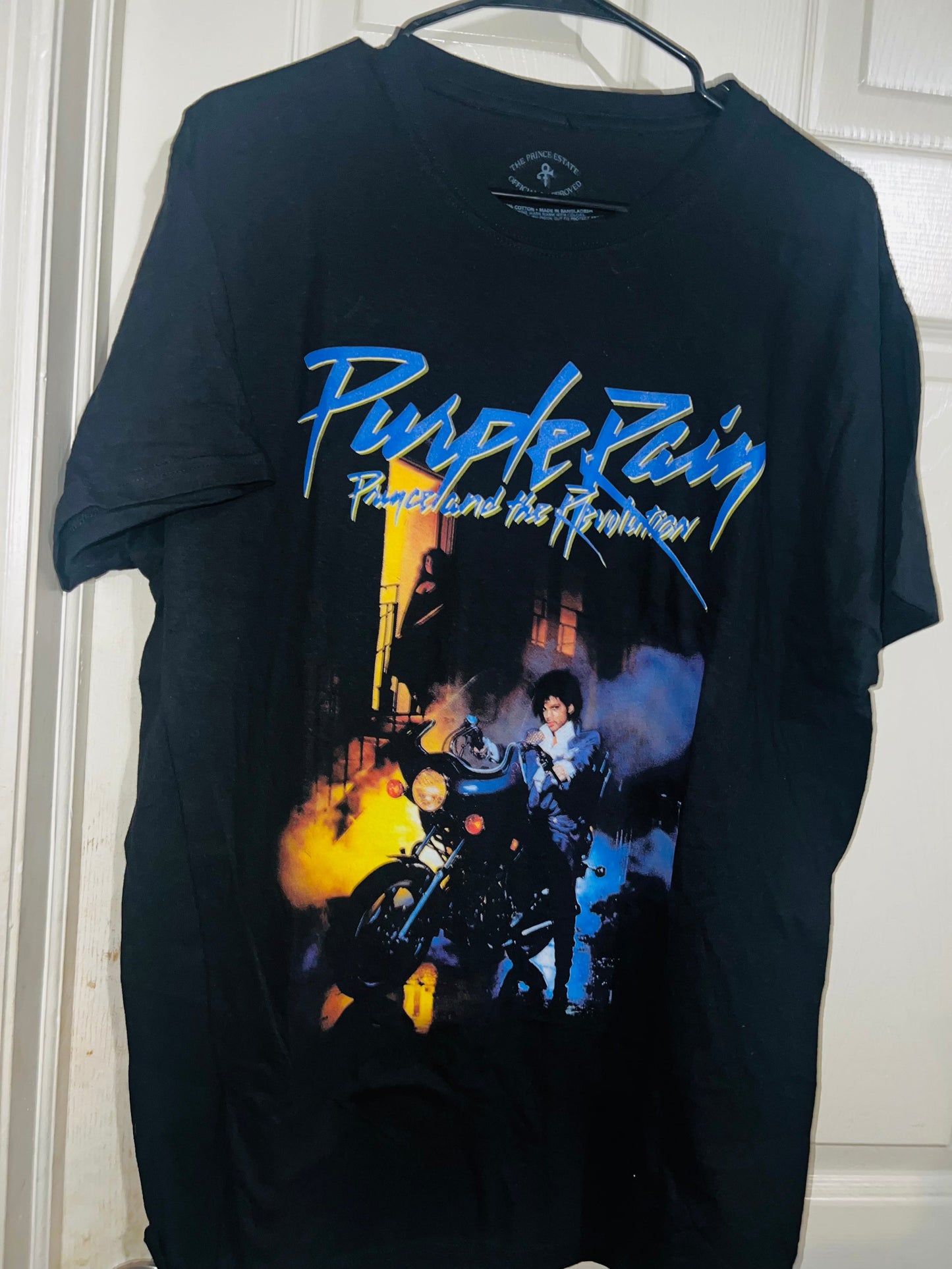 Prince “Purple Rain” Oversized Distressed Tee