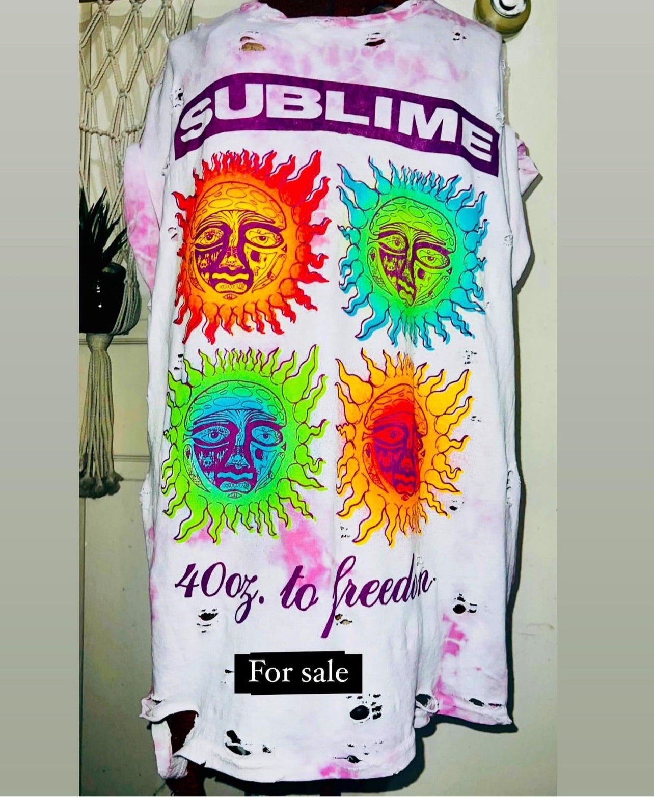 Sublime Oversized Distressed Tee