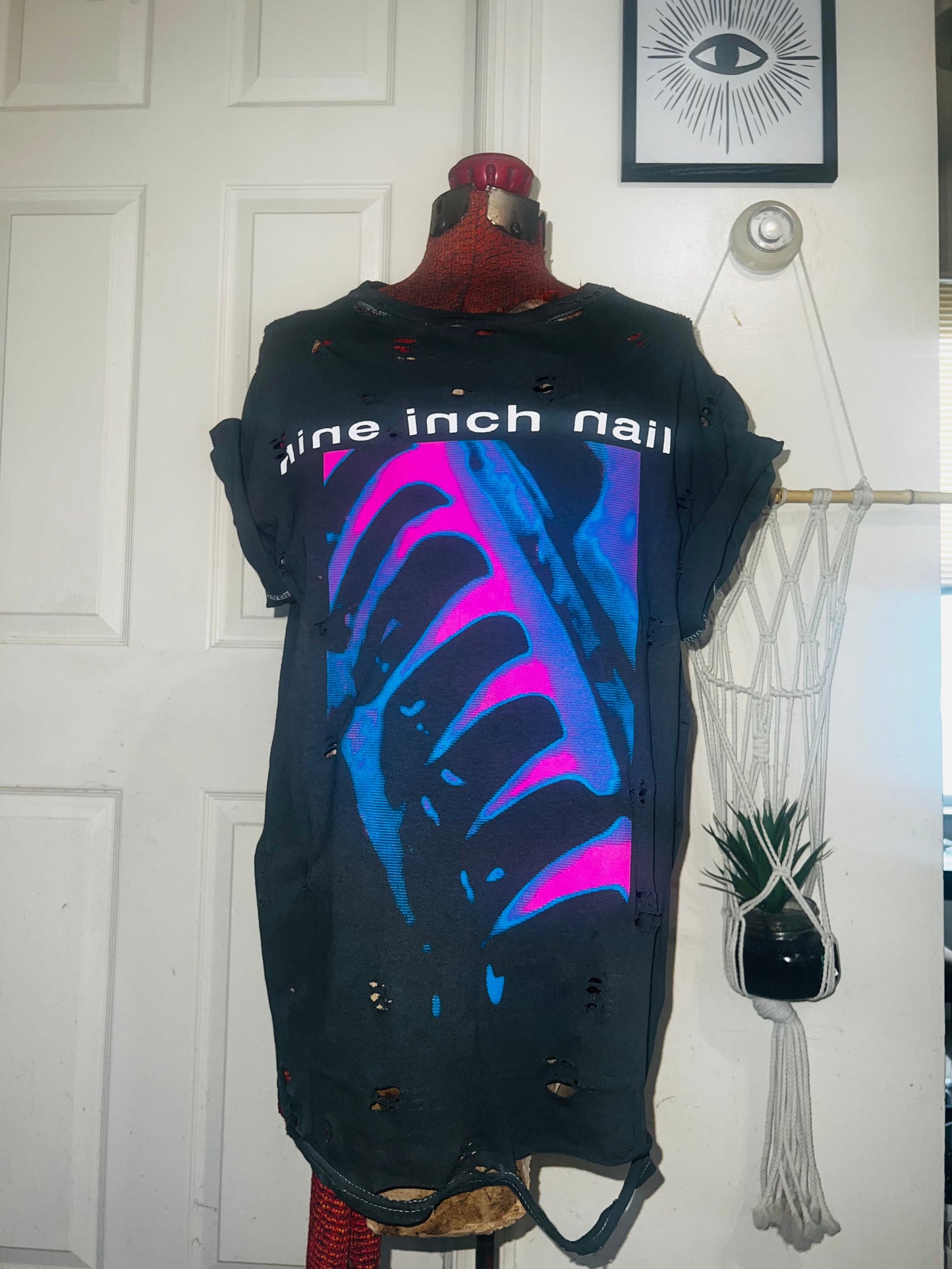 Nine Inch Nails Oversized Distressed Tee