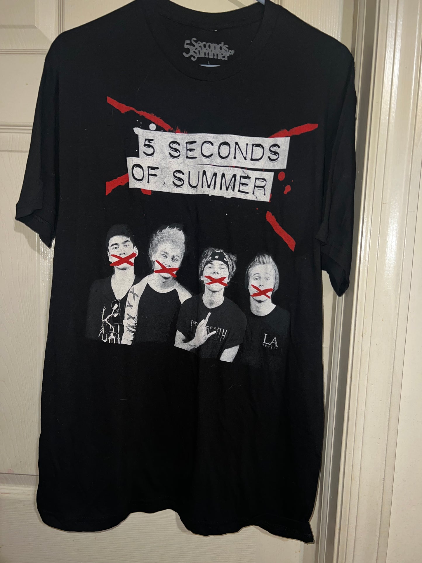 5 Seconds of Summer Distressed Tee