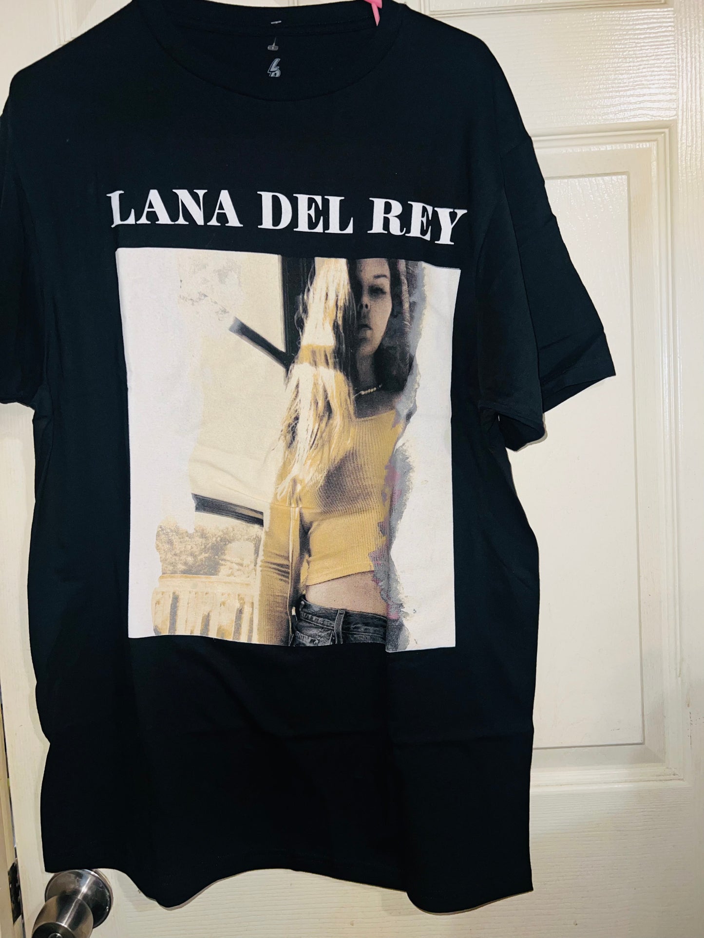 Lana Del Rey Oversized Distressed Tee