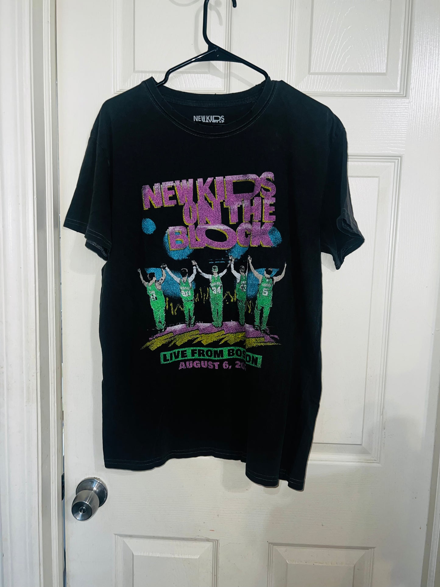 New Kids on the Block Oversized Distressed Tee