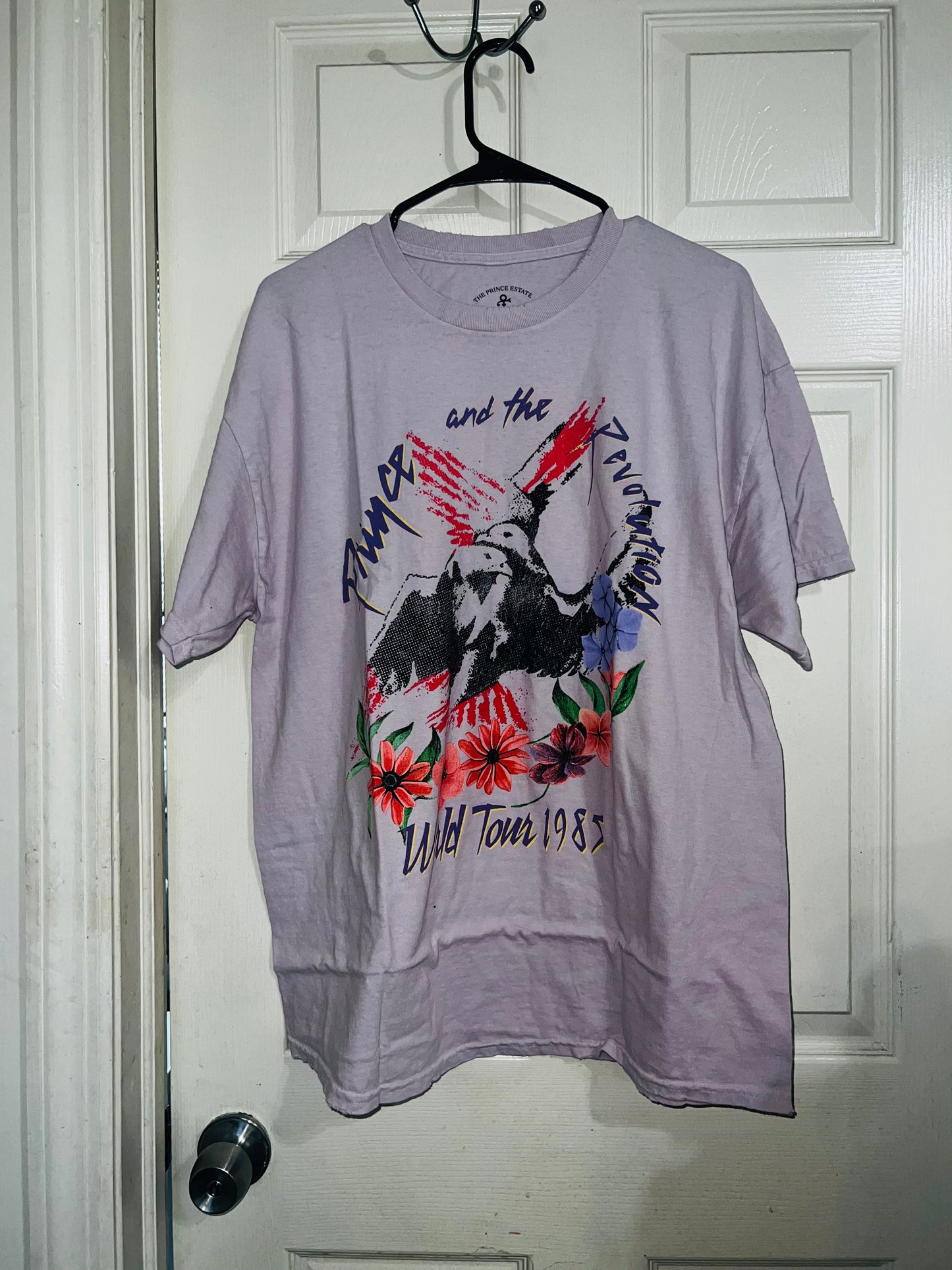 Prince and The Revolution 85 Oversized Distressed Tee