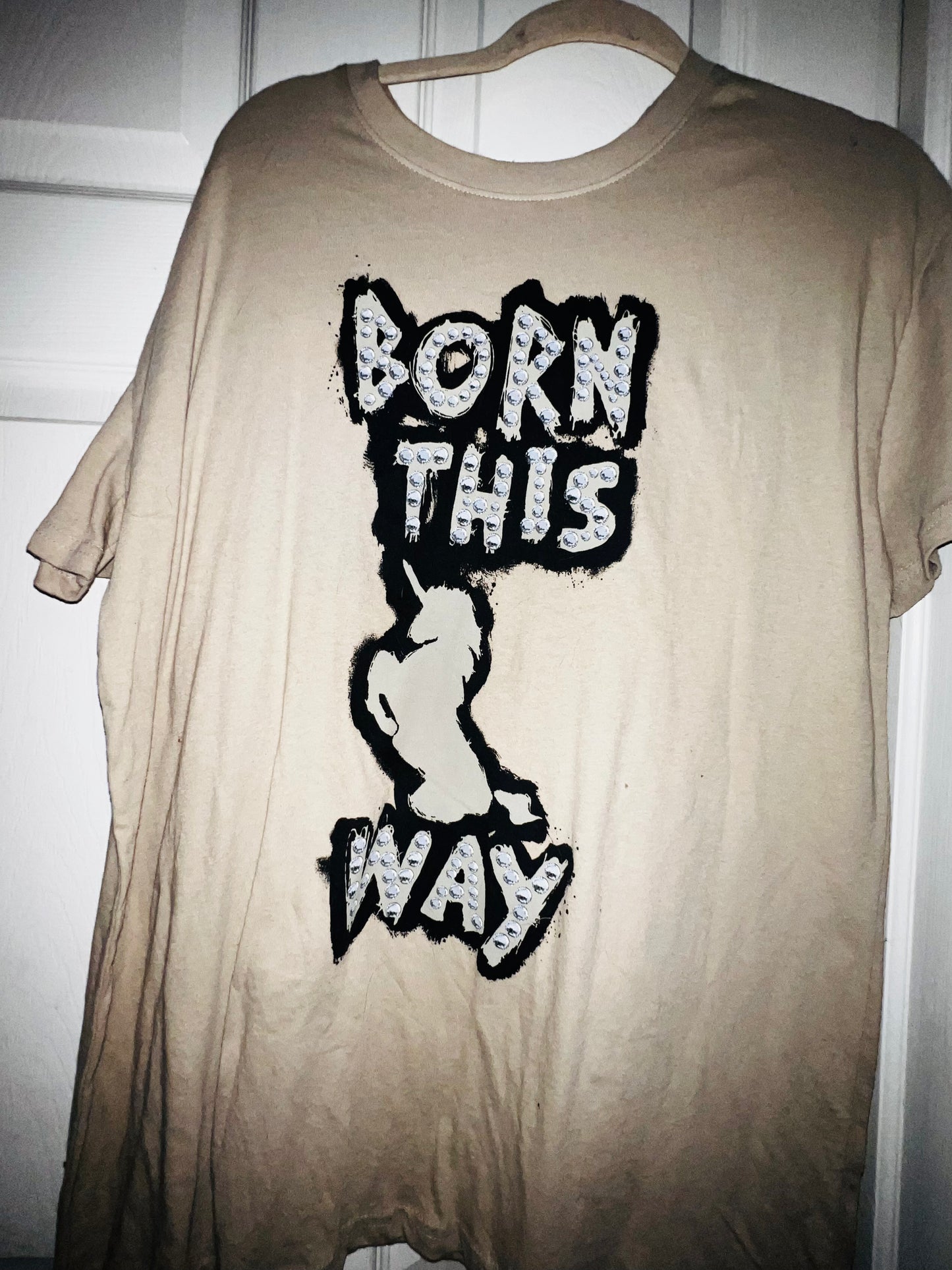 Lady Gaga Born This away Distressed Tee.