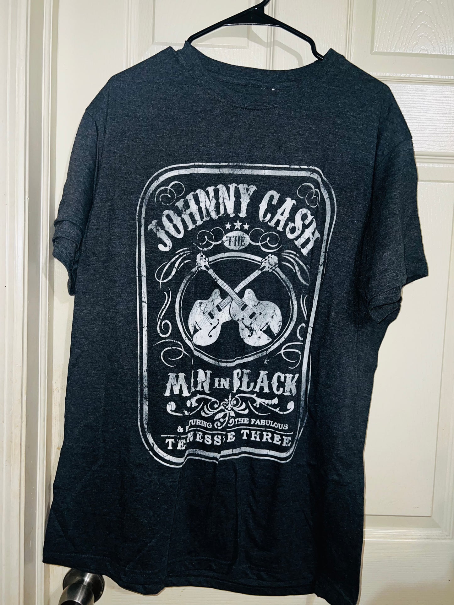 Johnny Cash Oversized Distressed Tee