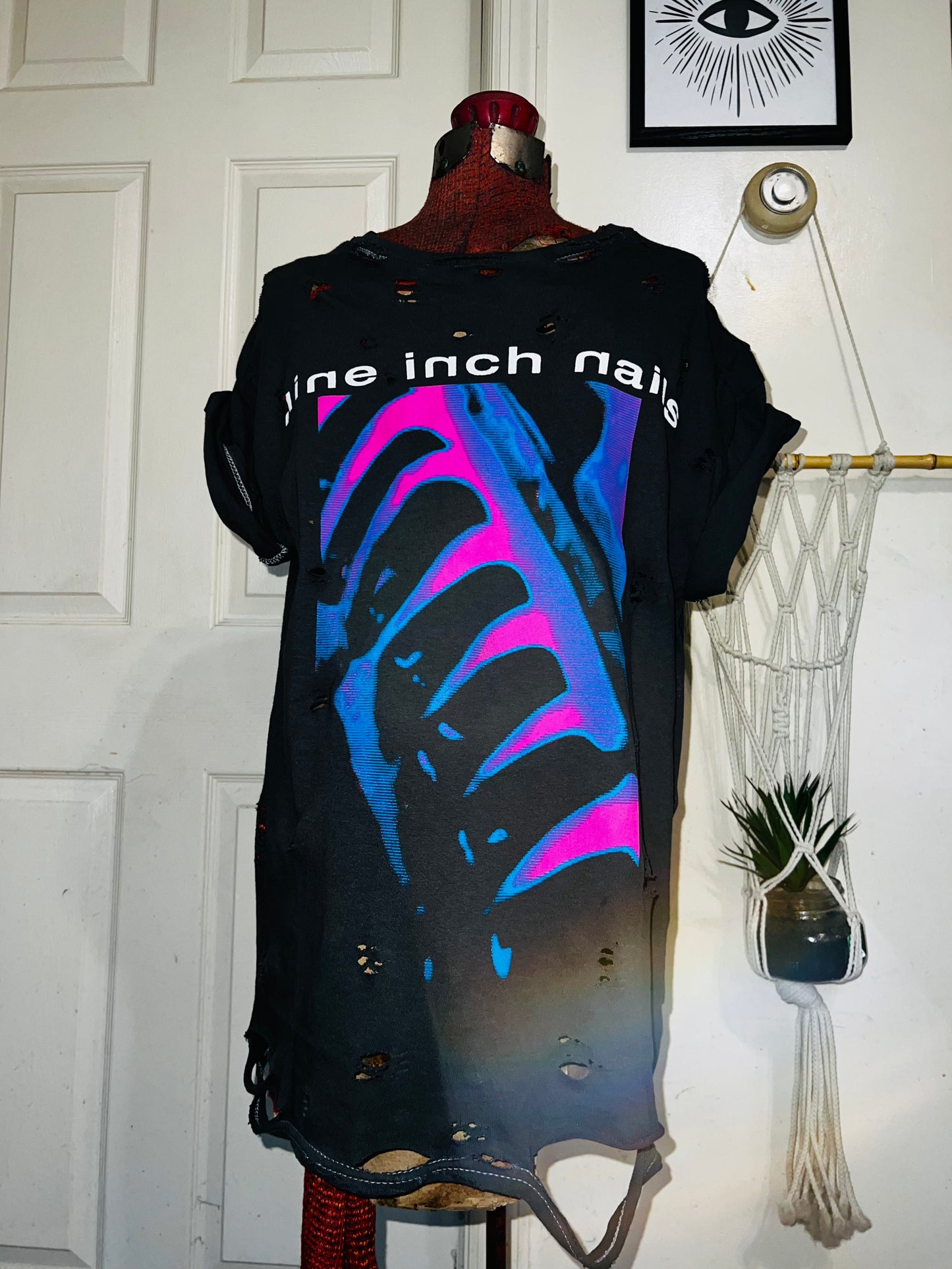 Nine Inch Nails Oversized Distressed Tee