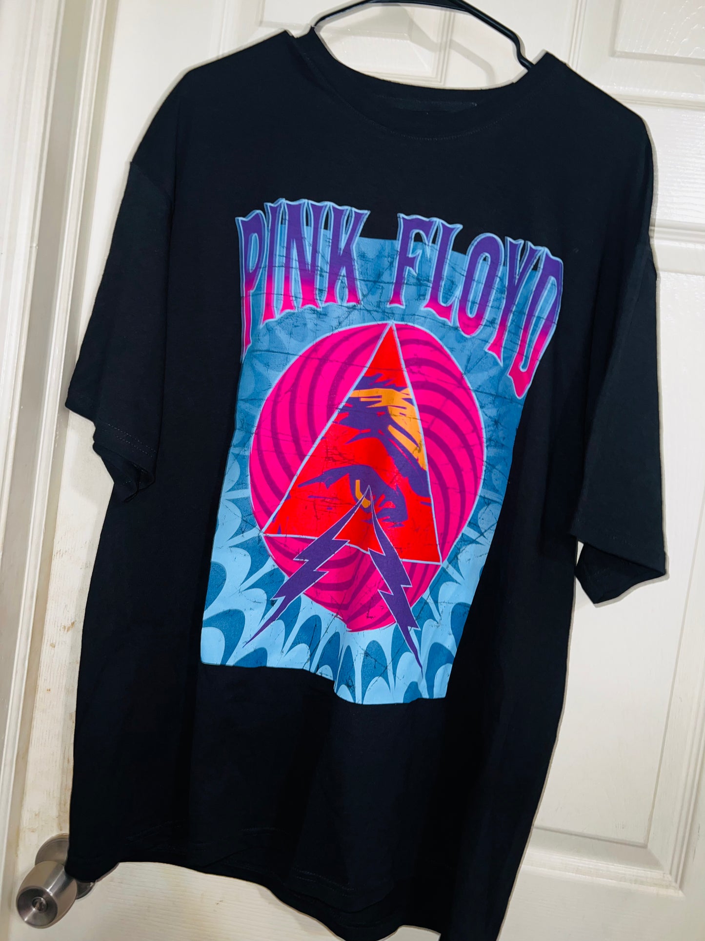 Pink Floyd “Evil Eye" Oversized Distressed Tee