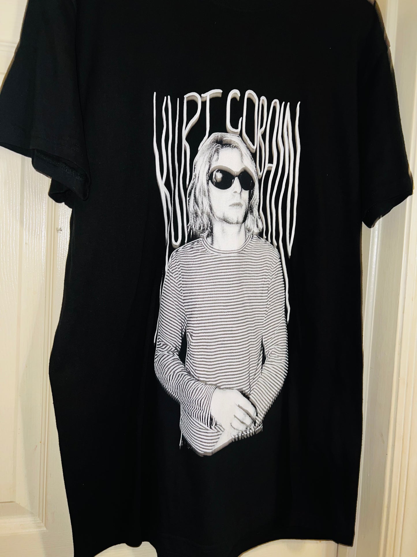 Kurt Cobain Oversized Distressed Tee