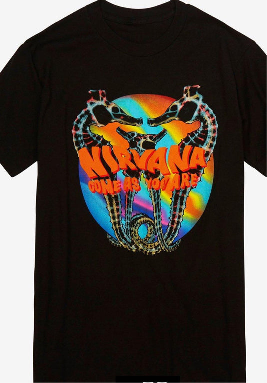 Nirvana “Come As You Are” Oversized Distressed Tee
