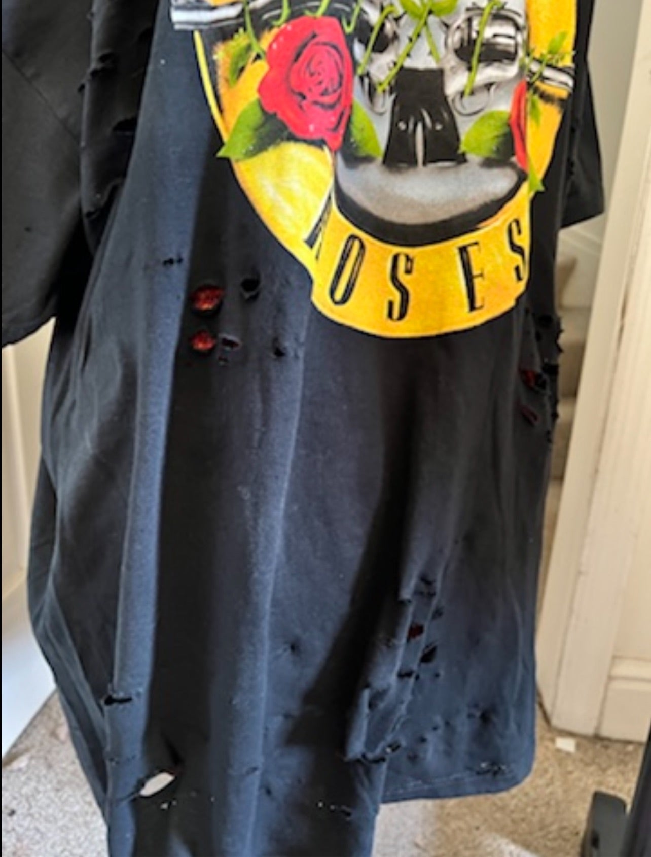 Guns n Roses Oversized Distressed Tee