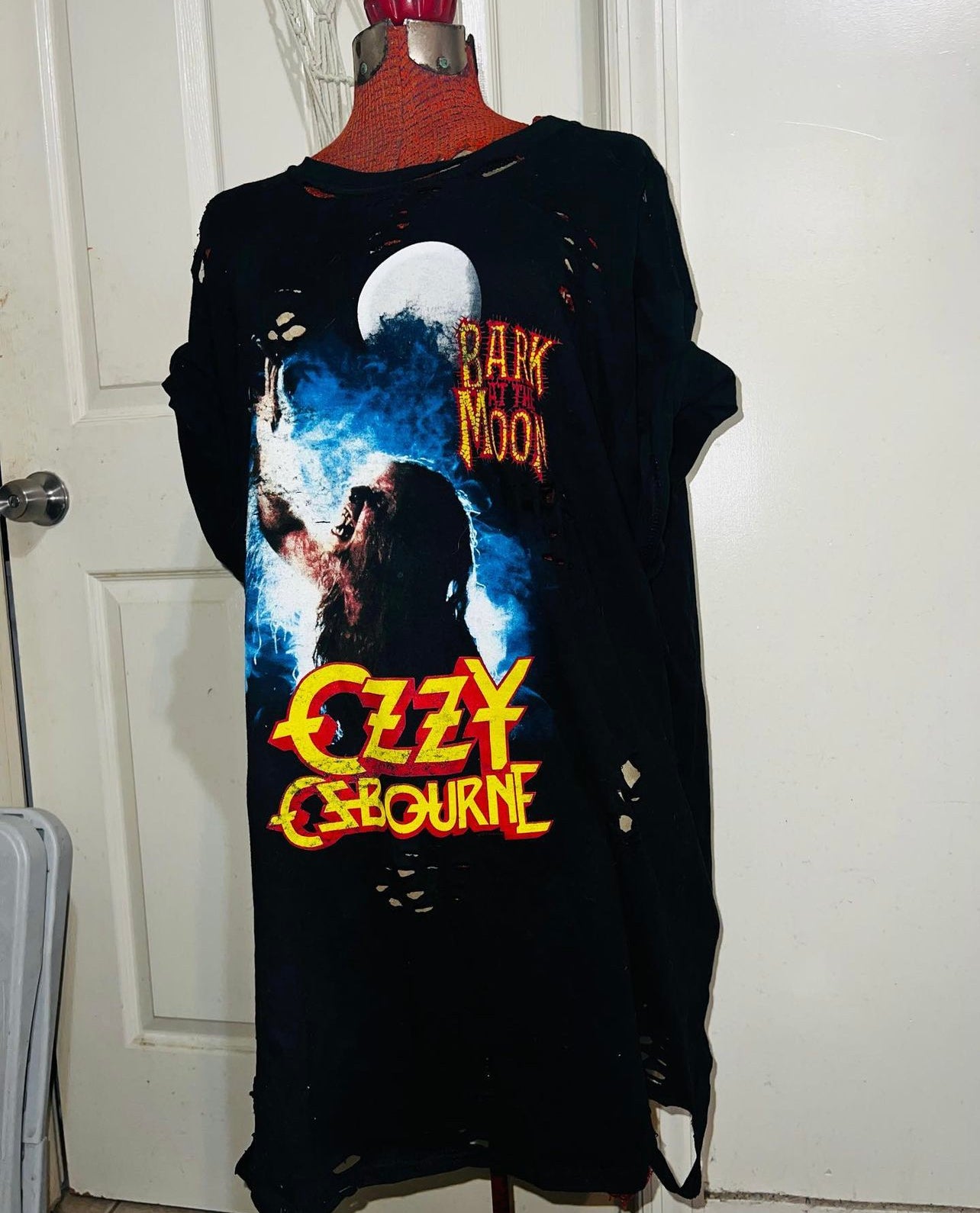 Ozzy Osbourne “Back at the Moon” Oversized Distressed Tee
