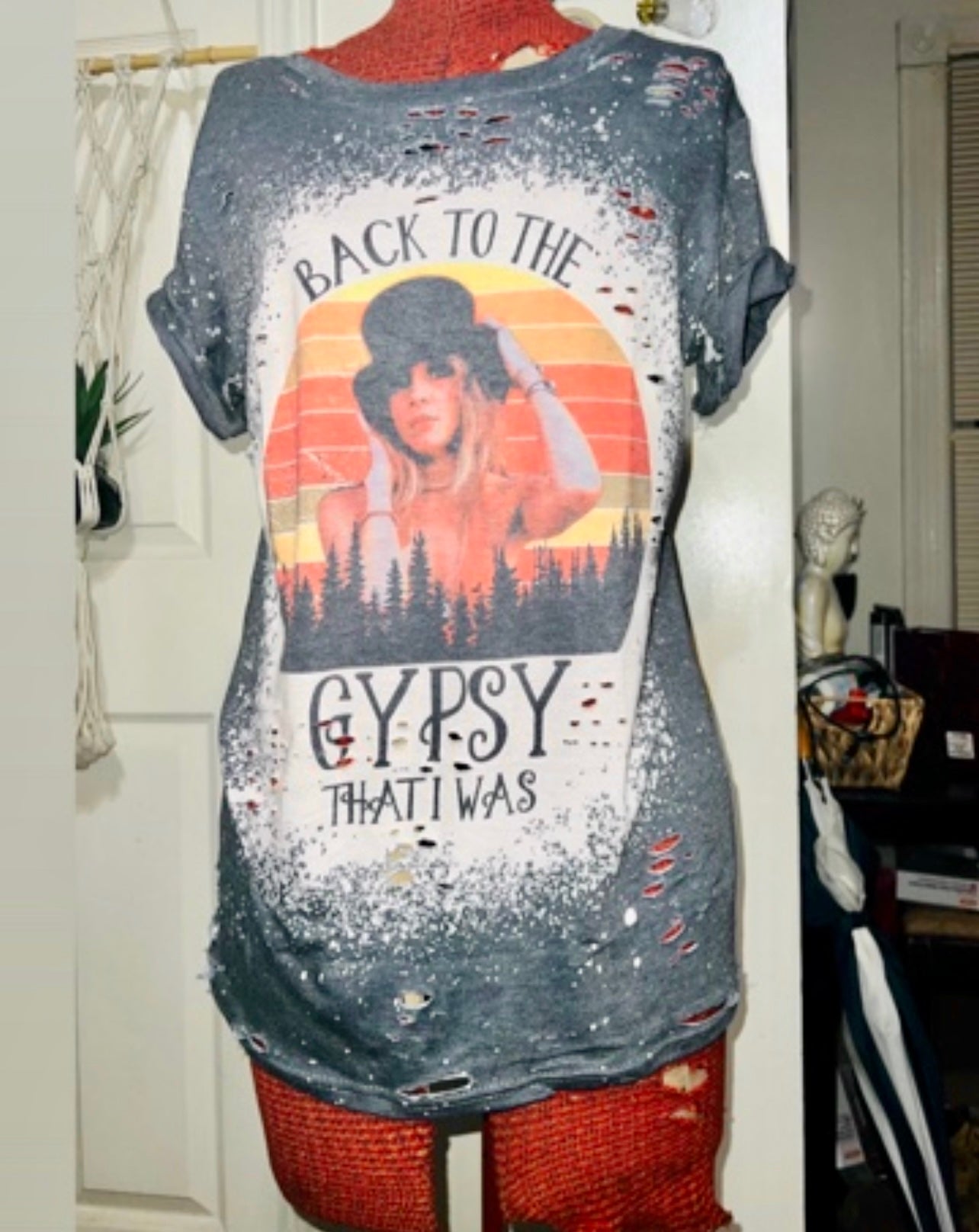 Stevie Nicks Distressed Tee