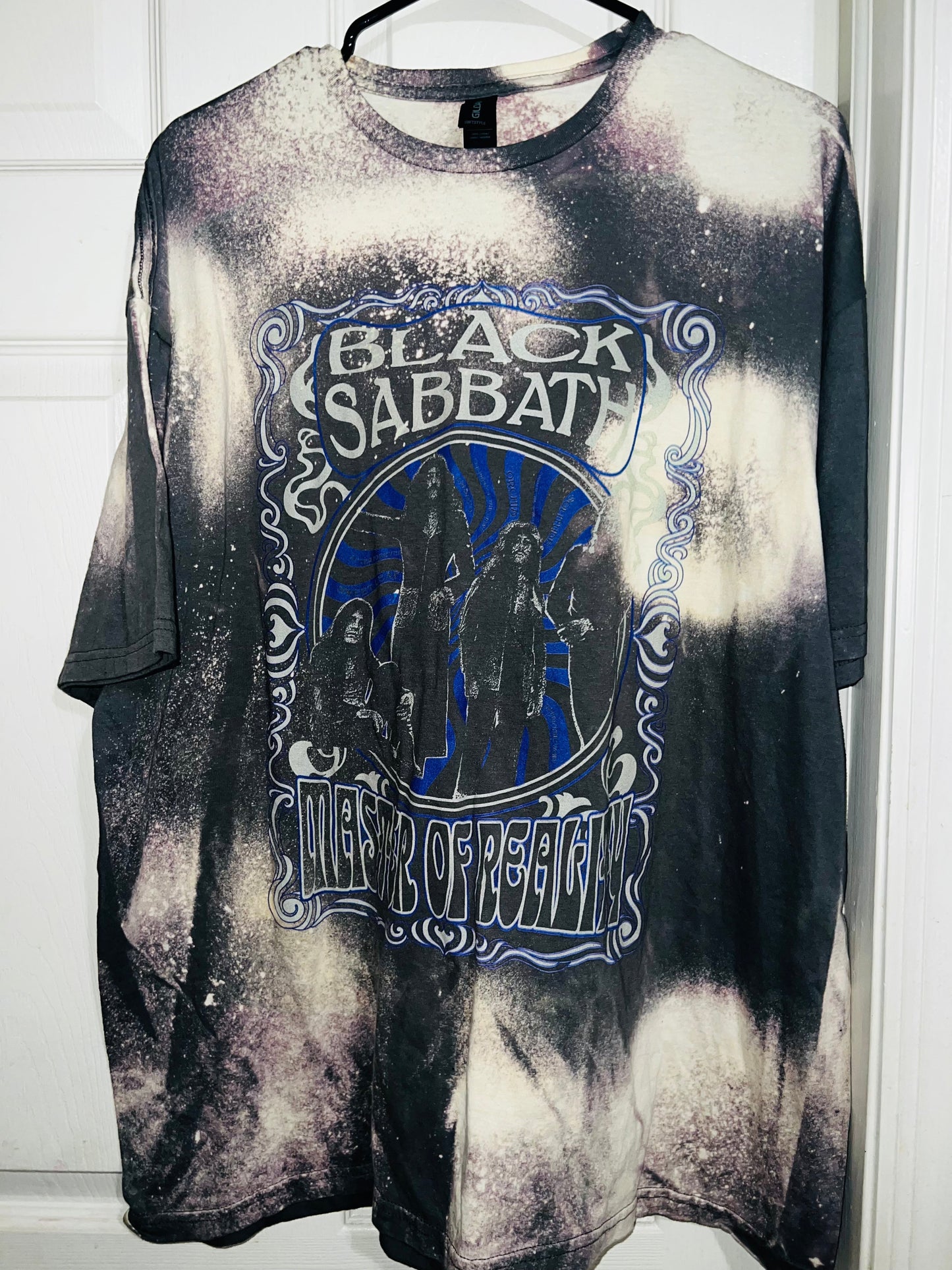 Black Sabbath Oversized Distressed Tee