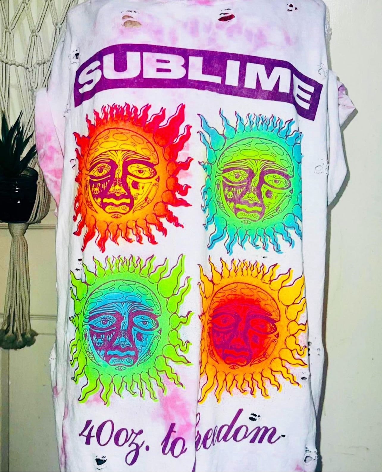 Sublime Oversized Distressed Tee