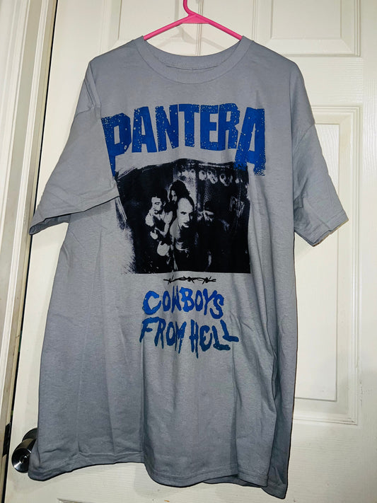 Pantera Oversized Distressed Tee