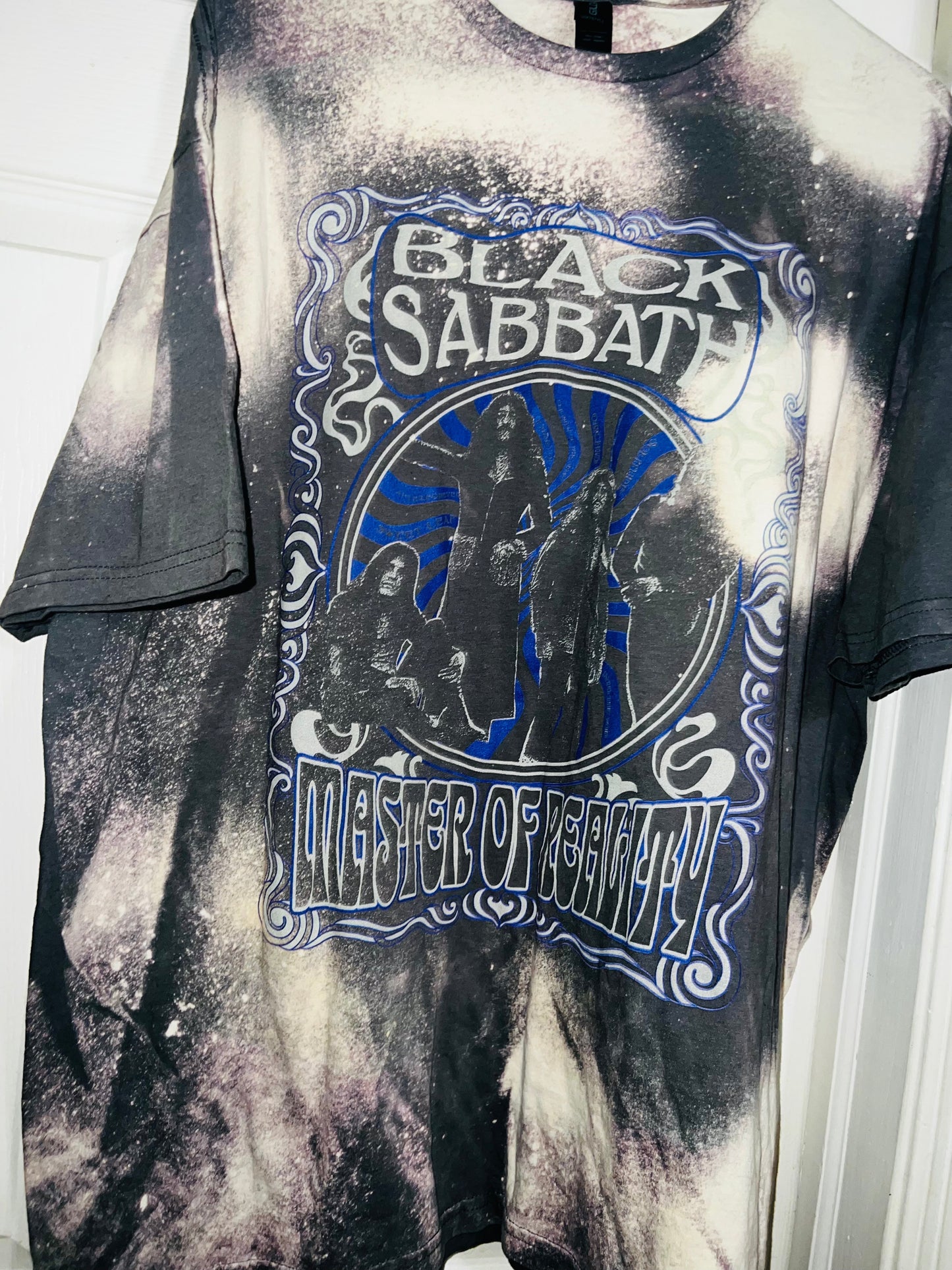 Black Sabbath Oversized Distressed Tee