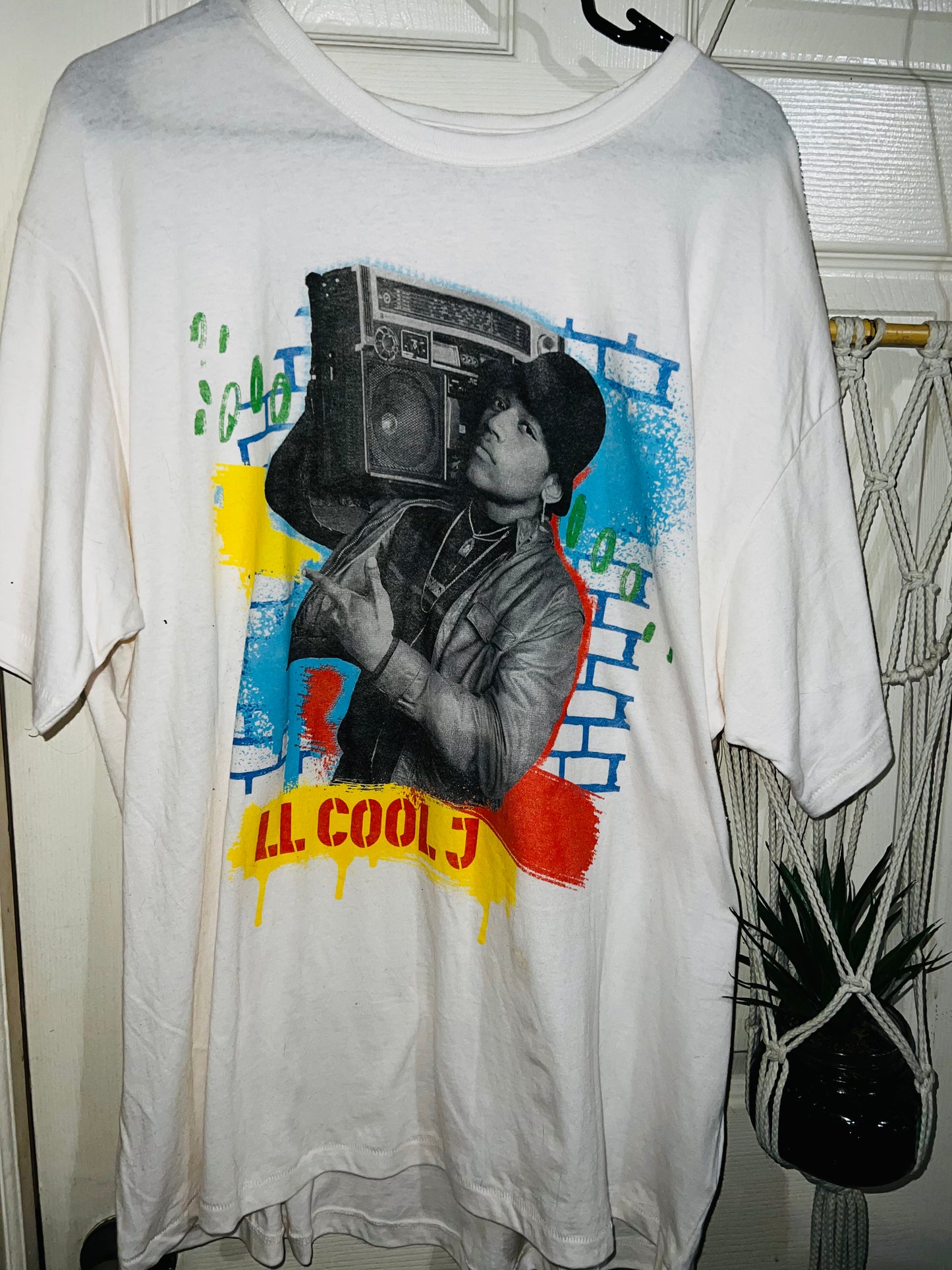 LL Cool J Oversized Distressed Tee