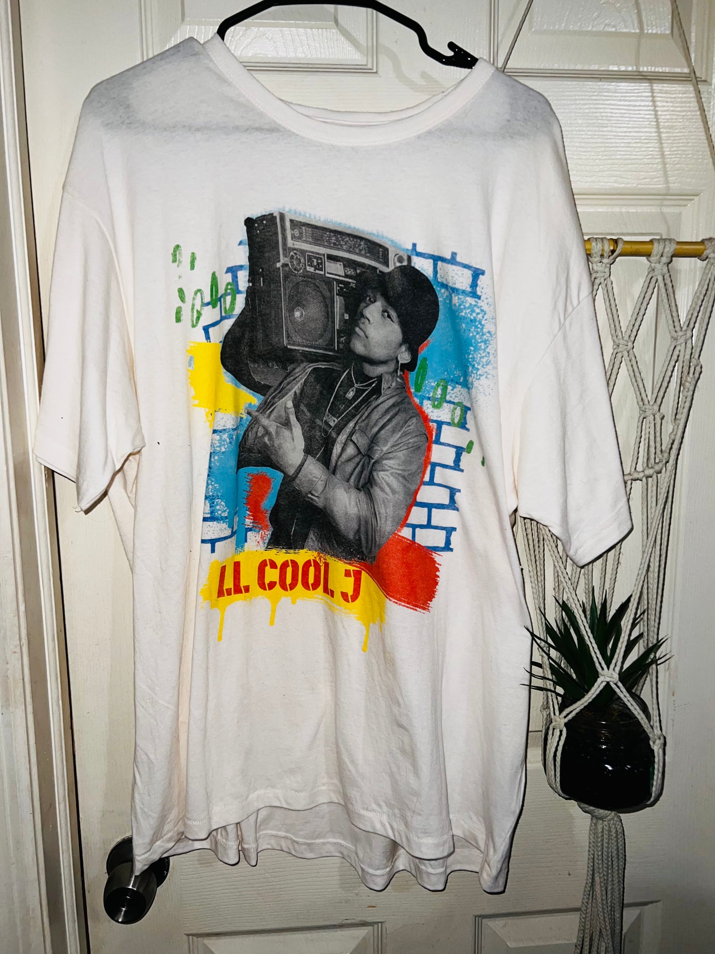 LL Cool J Oversized Distressed Tee