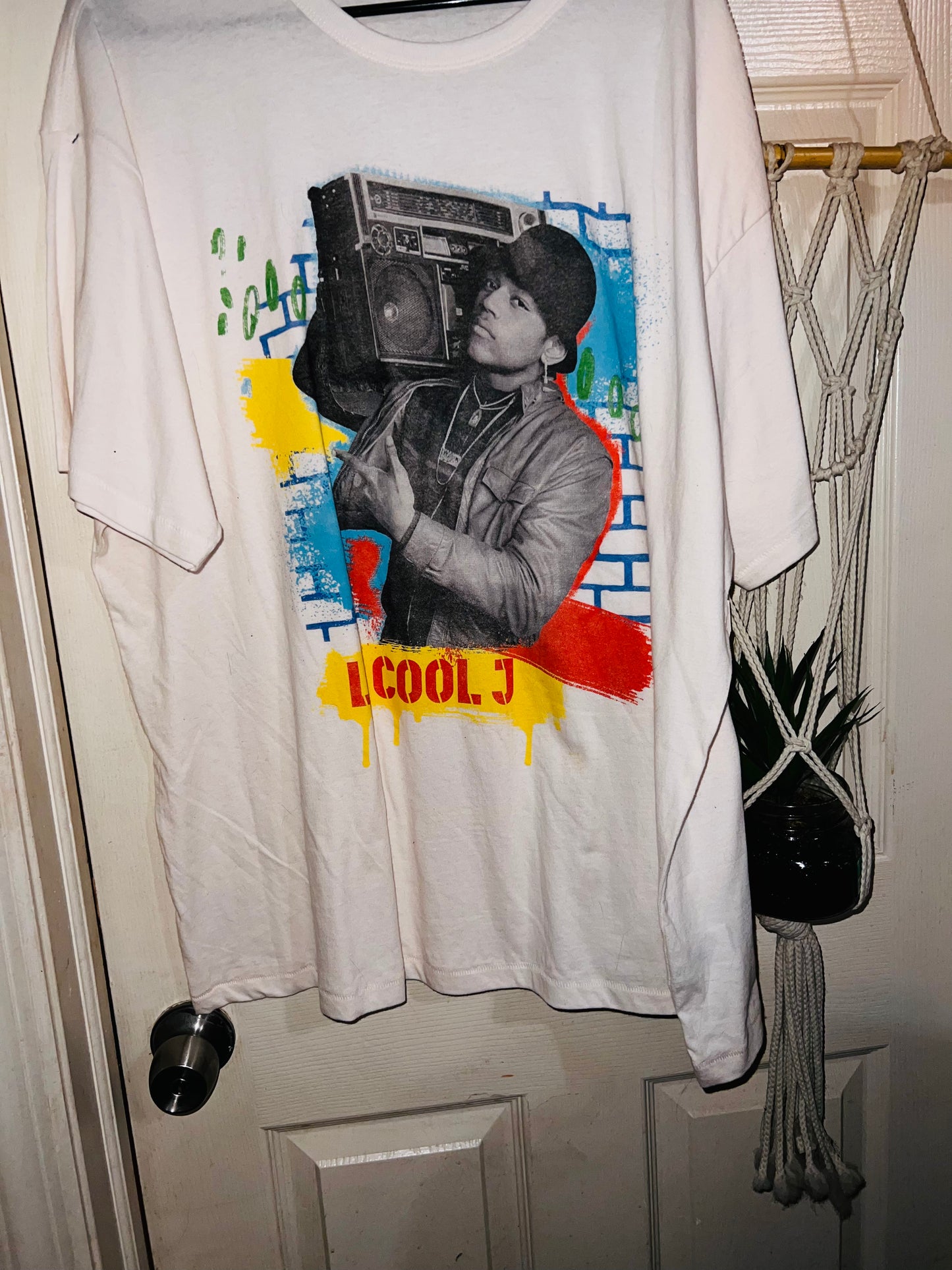 LL Cool J Oversized Distressed Tee