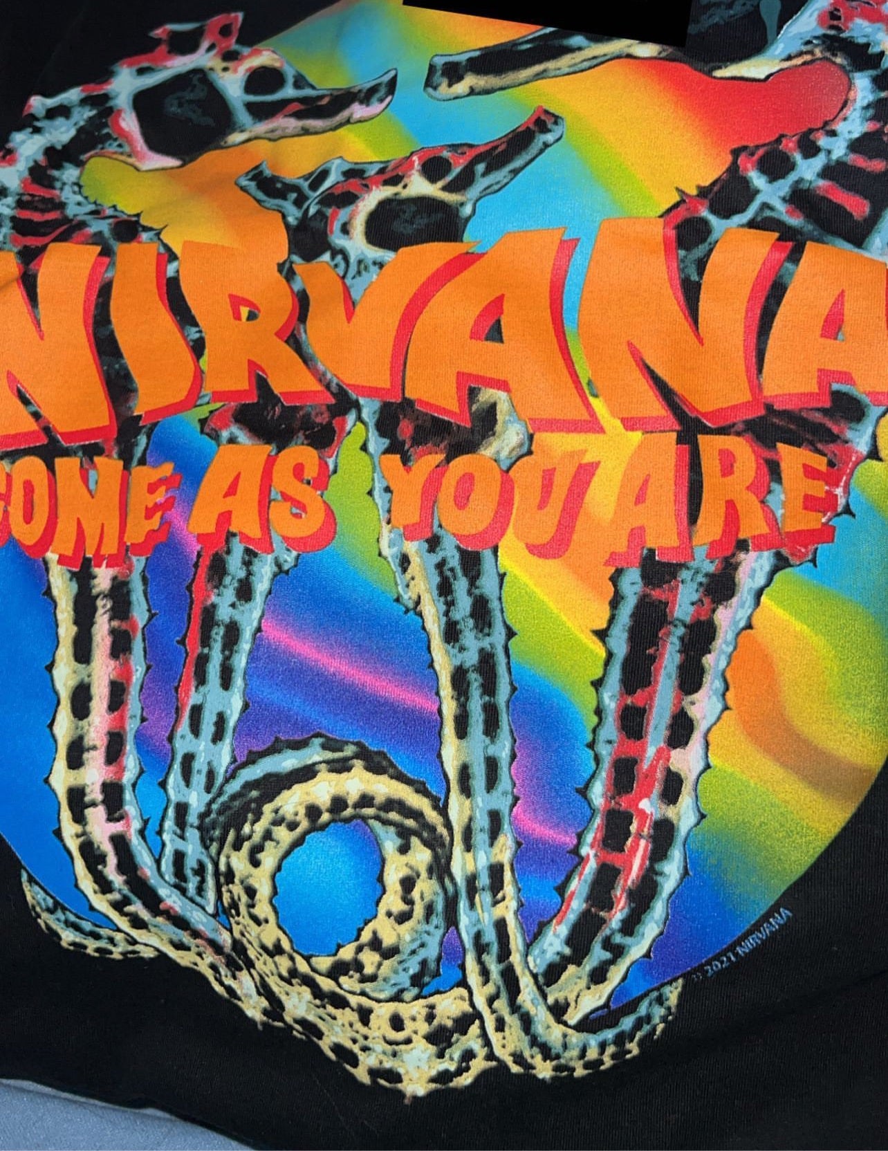 Nirvana “Come As You Are” Oversized Distressed Tee