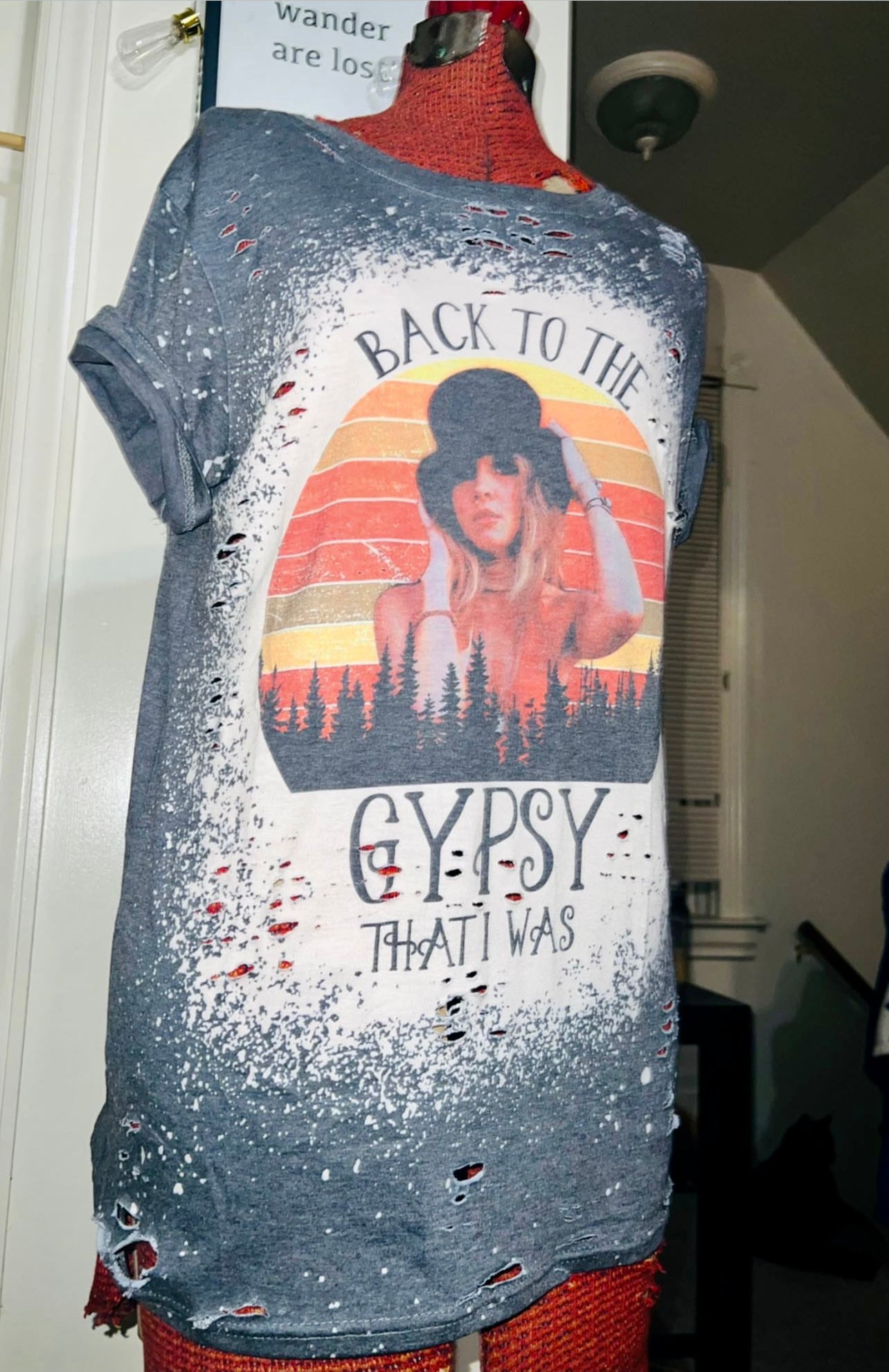 Stevie Nicks Distressed Tee