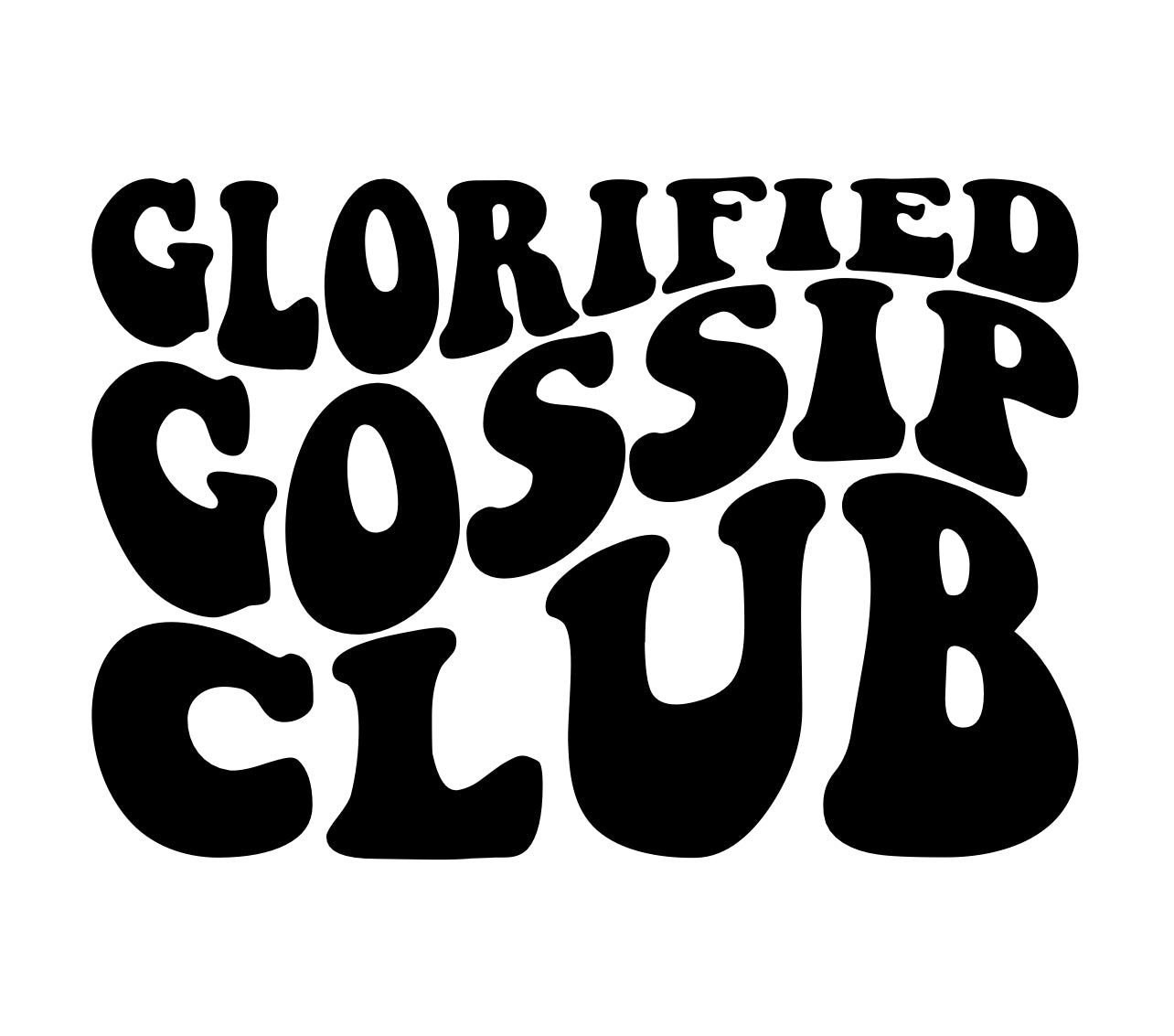 Glorified Gossip/Glorified Vintage Oversized Distressed Merch