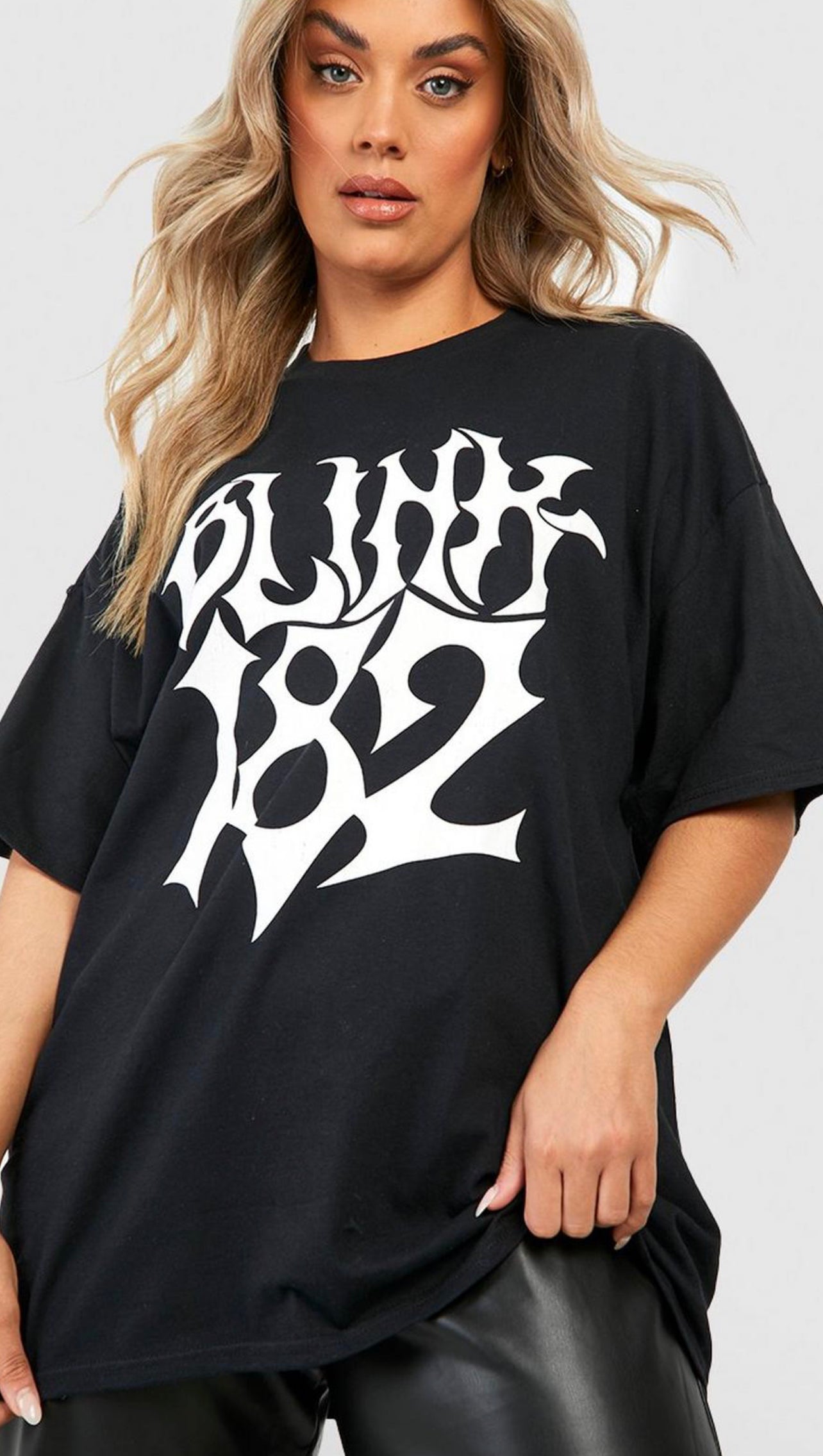 Blink 182 Double Sided Oversized Distressed T-Shirt
