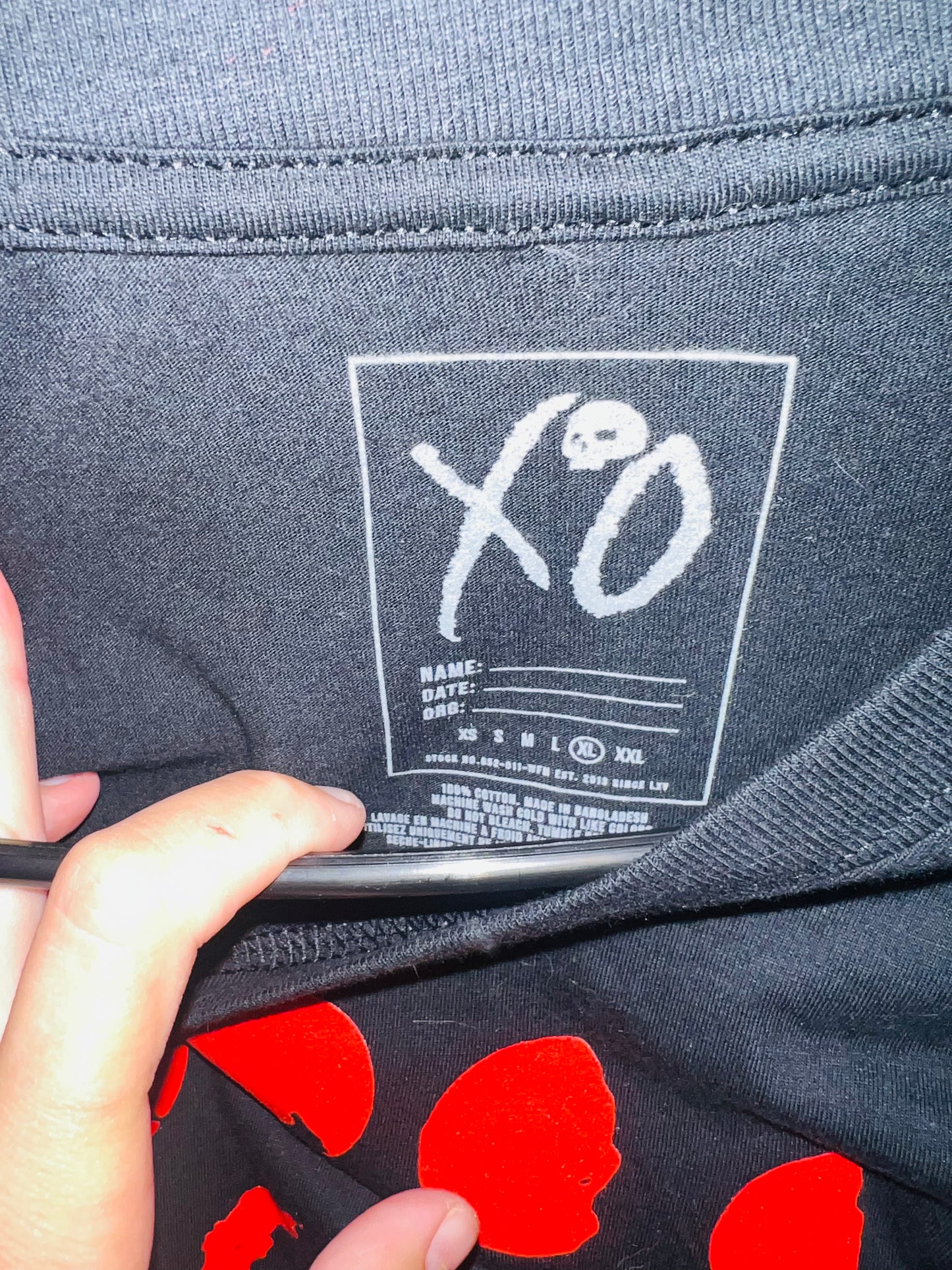The Weeknd XO After Hours Oversized Diss Tee