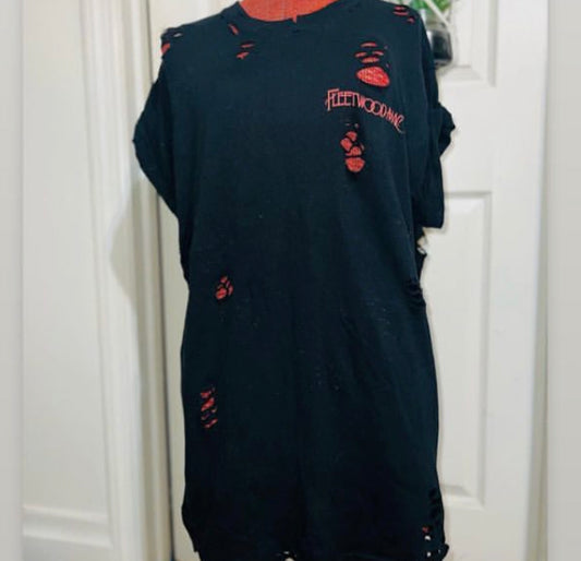 Fleetwood Mac On Tour Double Sided OS Distressed Tee
