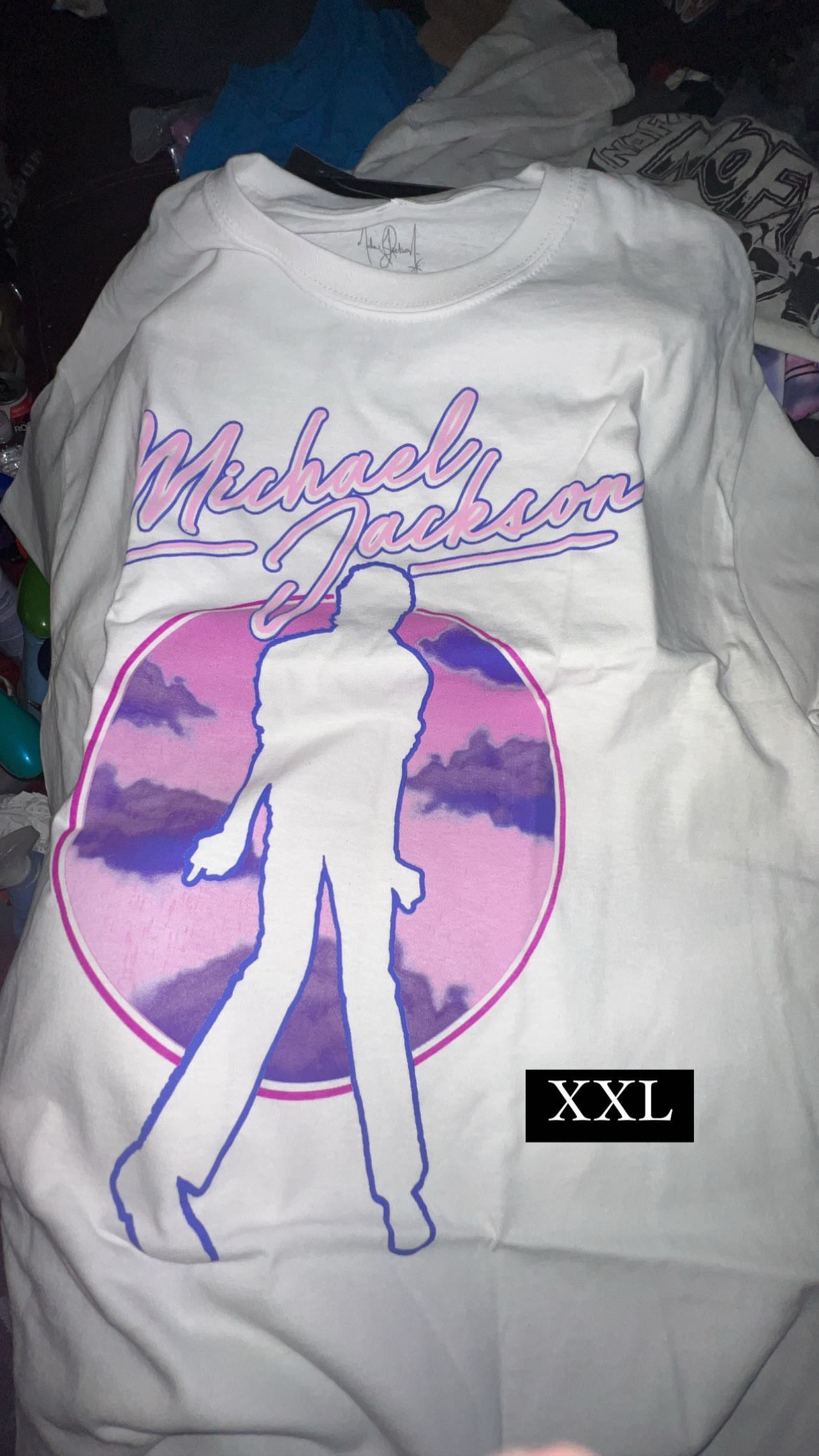 Michael Jackson Oversized Distressed Tee