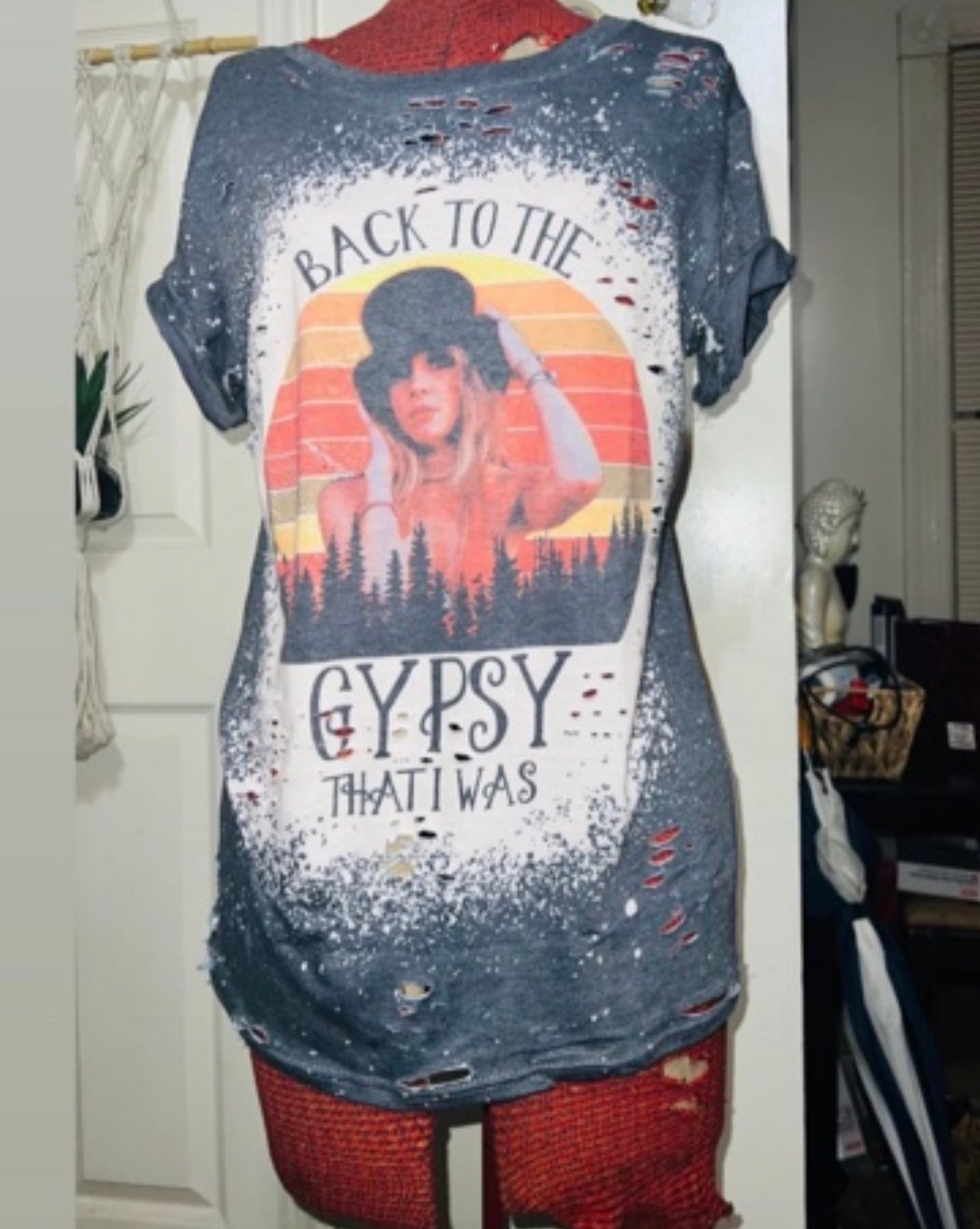 Stevie Nicks Distressed Tee